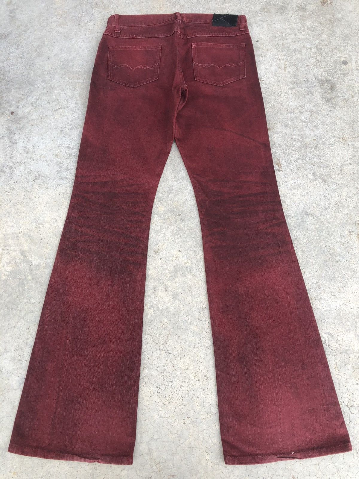GOSTAR DE FUGA Japanese Fuga Flared Jeans Distressed Jeans Size US 30 / EU 46 - 2 Thumbnail
