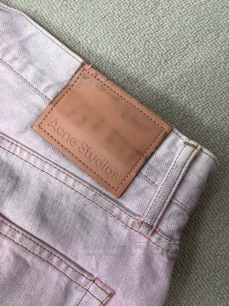 Acne Studios Acne Studios Loose, low-rise, wide-leg five-pocket jeans i Size US 32 / EU 48 - 3 Thumbnail