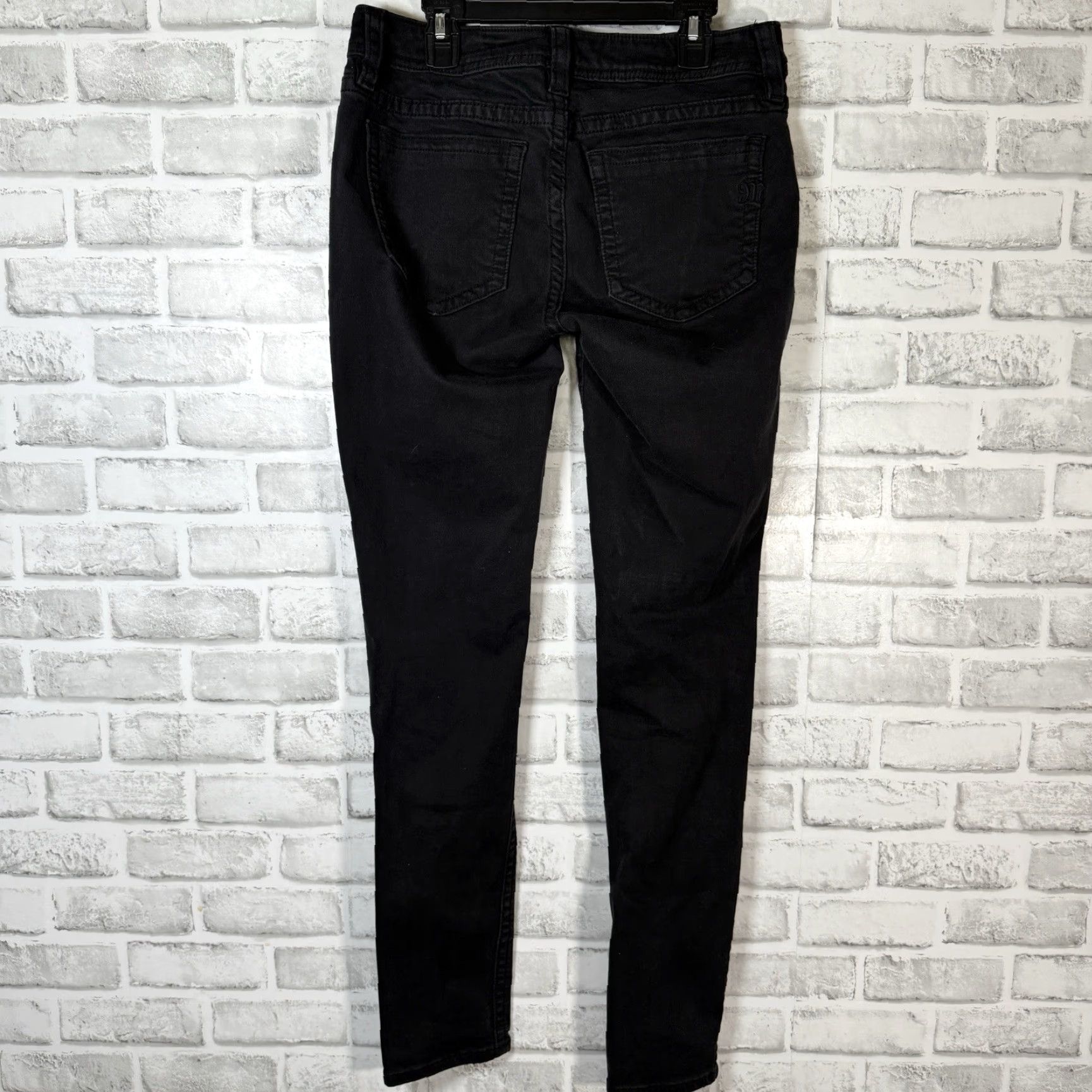 Miss Me VINTAGE Miss Me Black Distressed Skinny Jeans Womens Size 28x31 Size 28" / US 6 / IT 42 - 5 Thumbnail