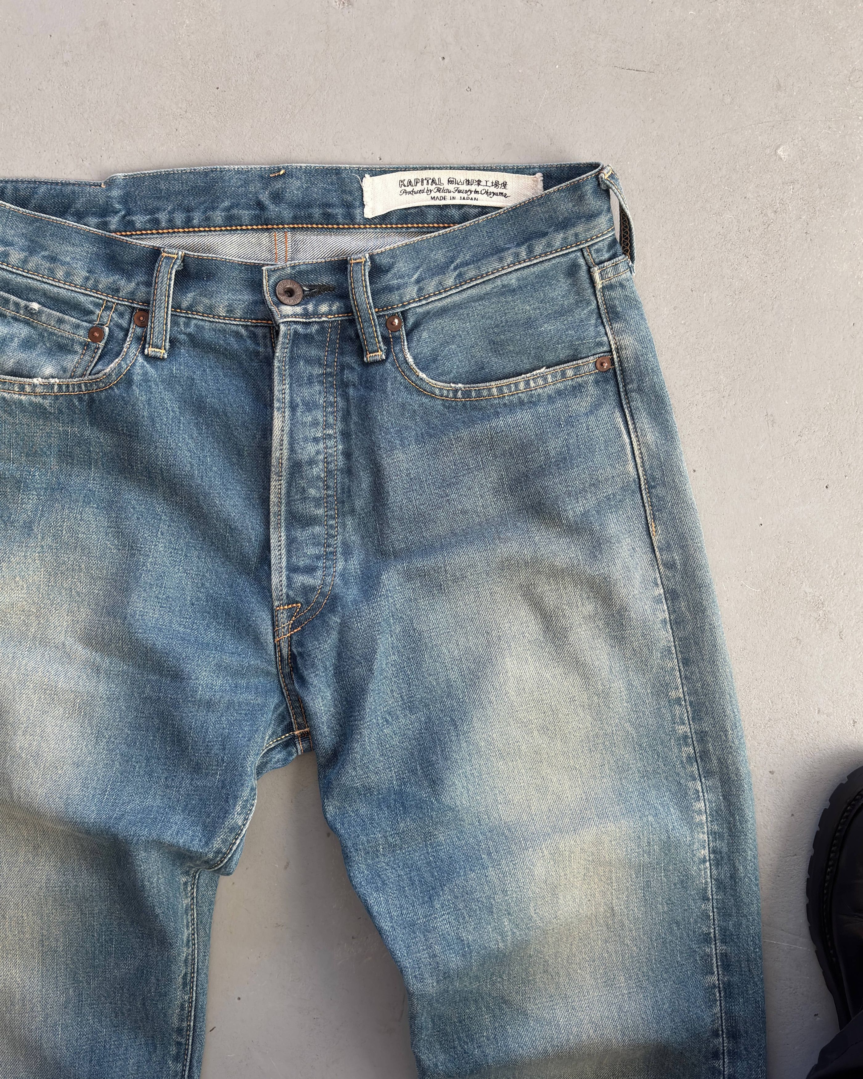 Kapital KAPITAL Light Washed Denim Size US 32 / EU 48 - 7 Thumbnail
