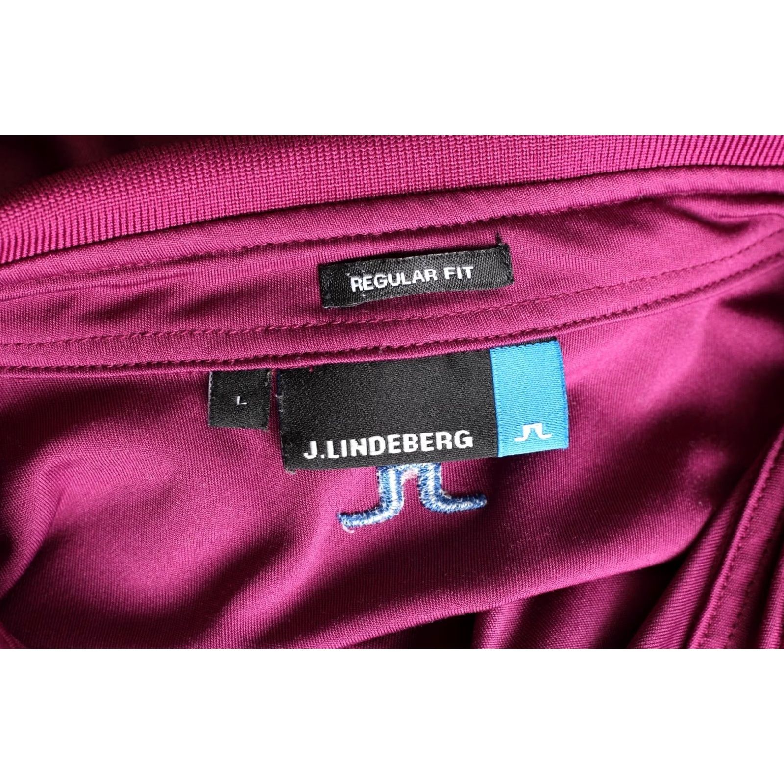 J.Lindeberg J.LINDEBERG TOUR TECH TX JERSEY Golf Polo Shirt Men Size L Regular Fit Short Sleeve Purple CX Shirt Mens Size US L / EU 52-54 / 3 - 6 Thumbnail