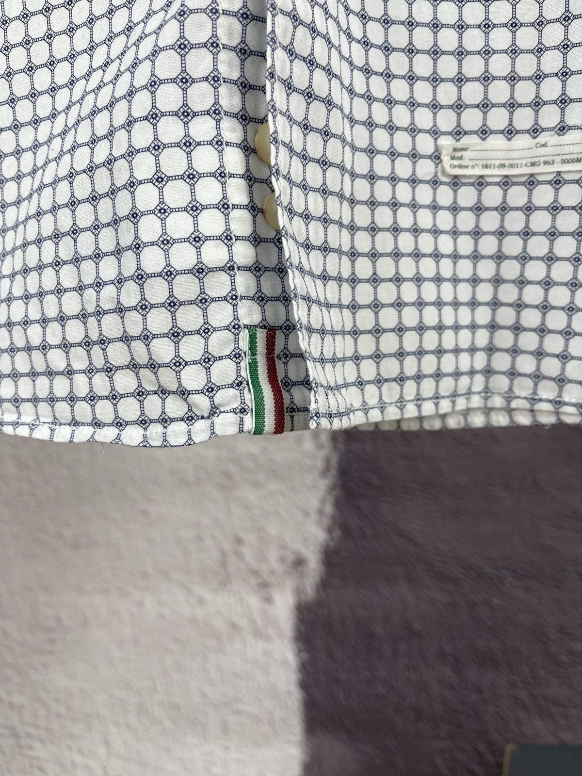 Tintoria Mattei Tintoria Mattei 954 pattern Italian long sleeve shirt Size US L / EU 52-54 / 3 - 10 Thumbnail