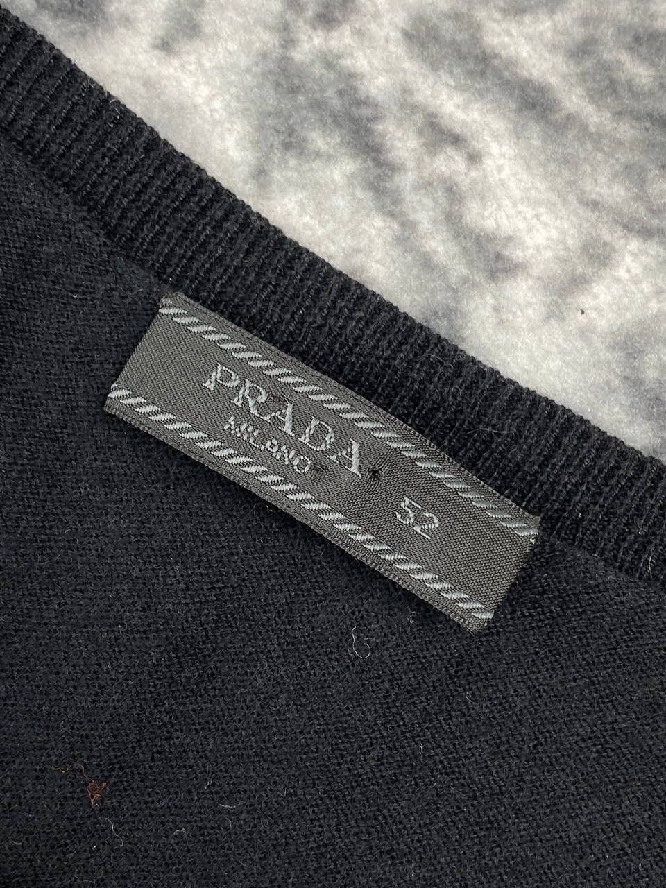 Prada Prada Knit Sweater Cashmere Men Size 52 Black Size US XL / EU 56 / 4 - 6 Thumbnail