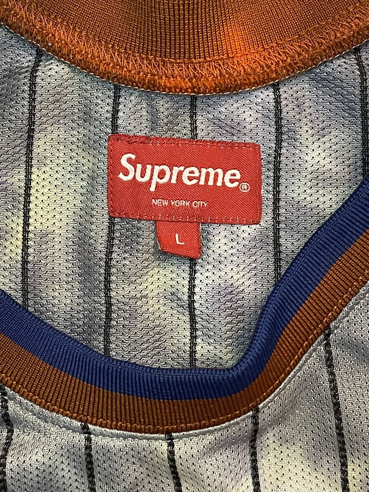 Supreme Supreme Dyed Basketball Jersey Sz L Size US L / EU 52-54 / 3 - 3 Thumbnail