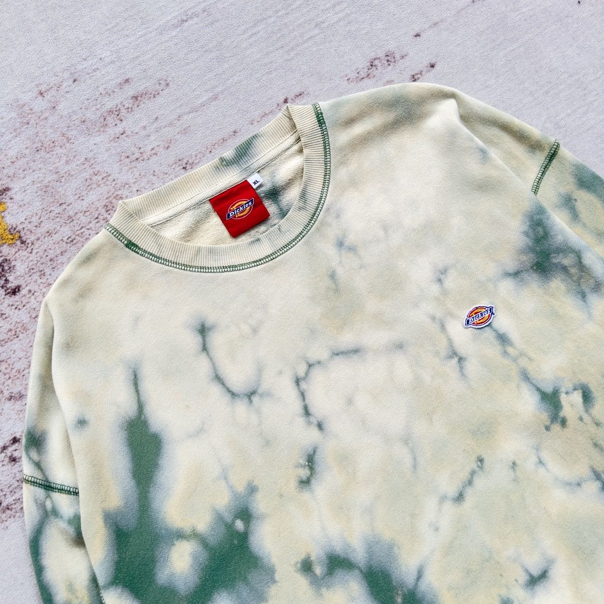 Dickies VINTAGE DICKIES EMBROIDERY SMALL LOGO ACID WASH SWEATSHIRT Size US XL / EU 56 / 4 - 3 Thumbnail