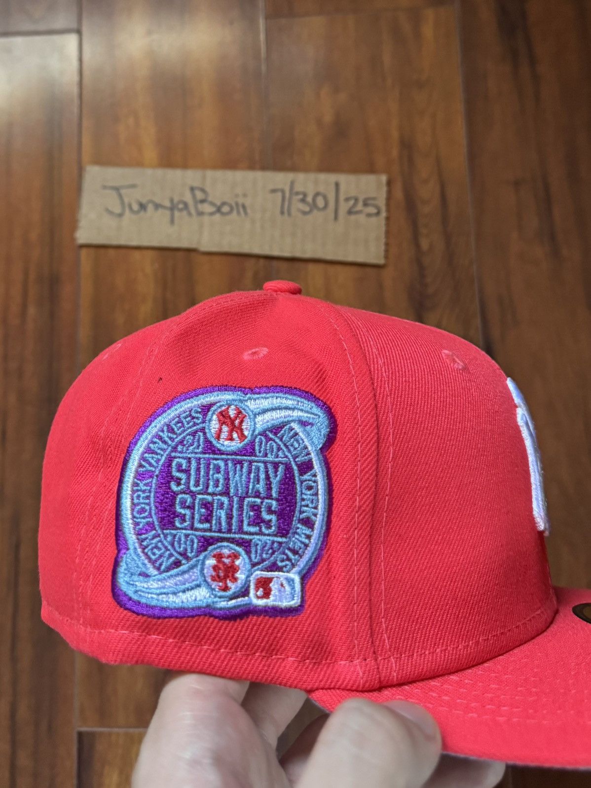 Hat Club Size 7 NY Yankees 2000 Subway Series Jae Tips Blue UV Size ONE SIZE - 3 Thumbnail