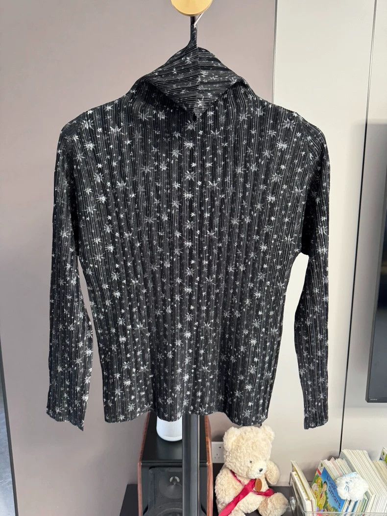 Issey Miyake Issey Miyake size:3 A black vintage starry sky rib semi-hi Size S / US 4 / IT 40 - 1 Thumbnail