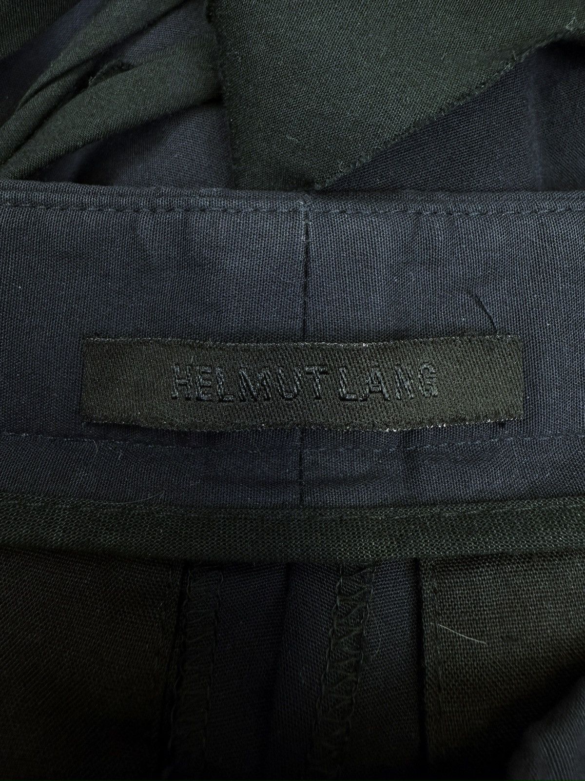 Helmut Lang SS04 Helmut Lang PRESS SAMPLE ‘Mummy’ Bondage Navy Poplin Pants Size US 30 / EU 46 - 6 Thumbnail