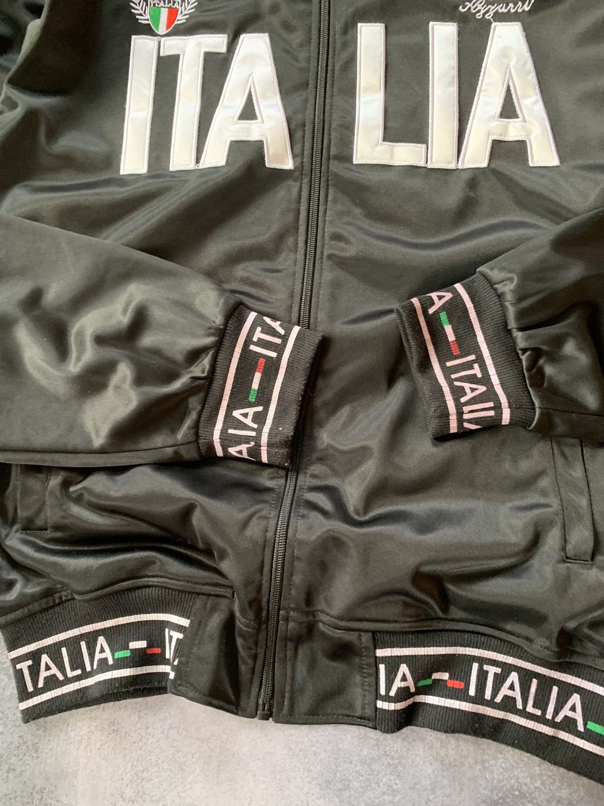 Vintage Vintage Italia Track Zip Up Sweatshirt Y2K Size US L / EU 52-54 / 3 - 6 Thumbnail