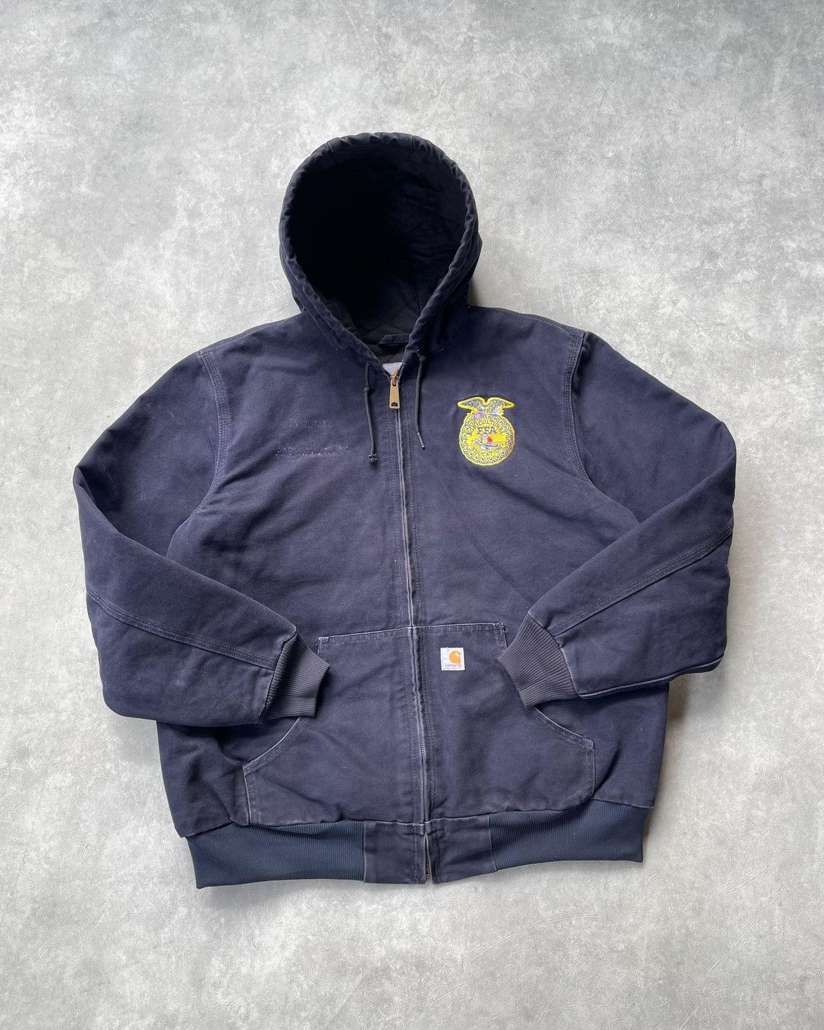 Carhartt Crazy Vintage Active Carhartt X FFA - WJ130 Dark Navy Size US L / EU 52-54 / 3 - 1 Thumbnail