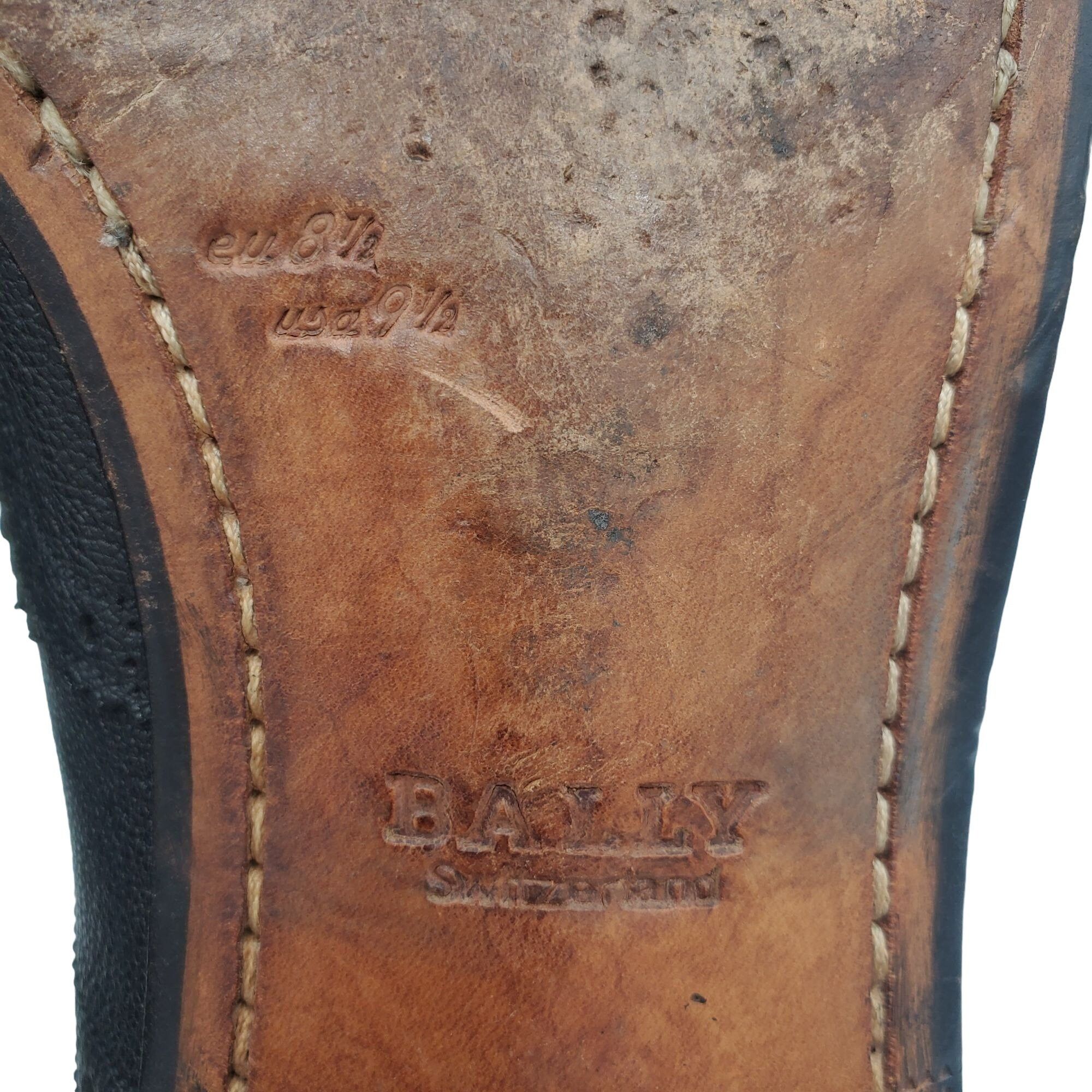 Bally Vintage Bally Switzerland Dress Shoes Men 9.5 Black Leather Size US 9.5 / EU 42-43 - 14 Thumbnail