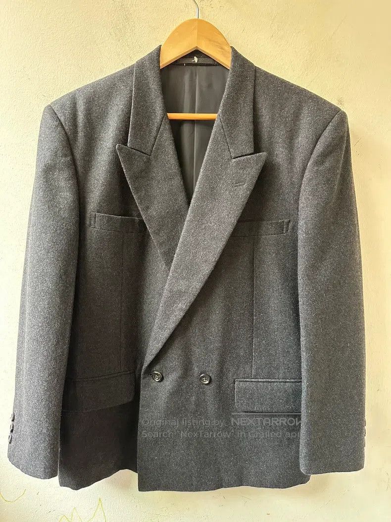 Comme des Garcons Comme Des Garcons Pure Wool Thick Loose Wide Fit Blazer Si Size US S / EU 44-46 / 1 - 1 Thumbnail