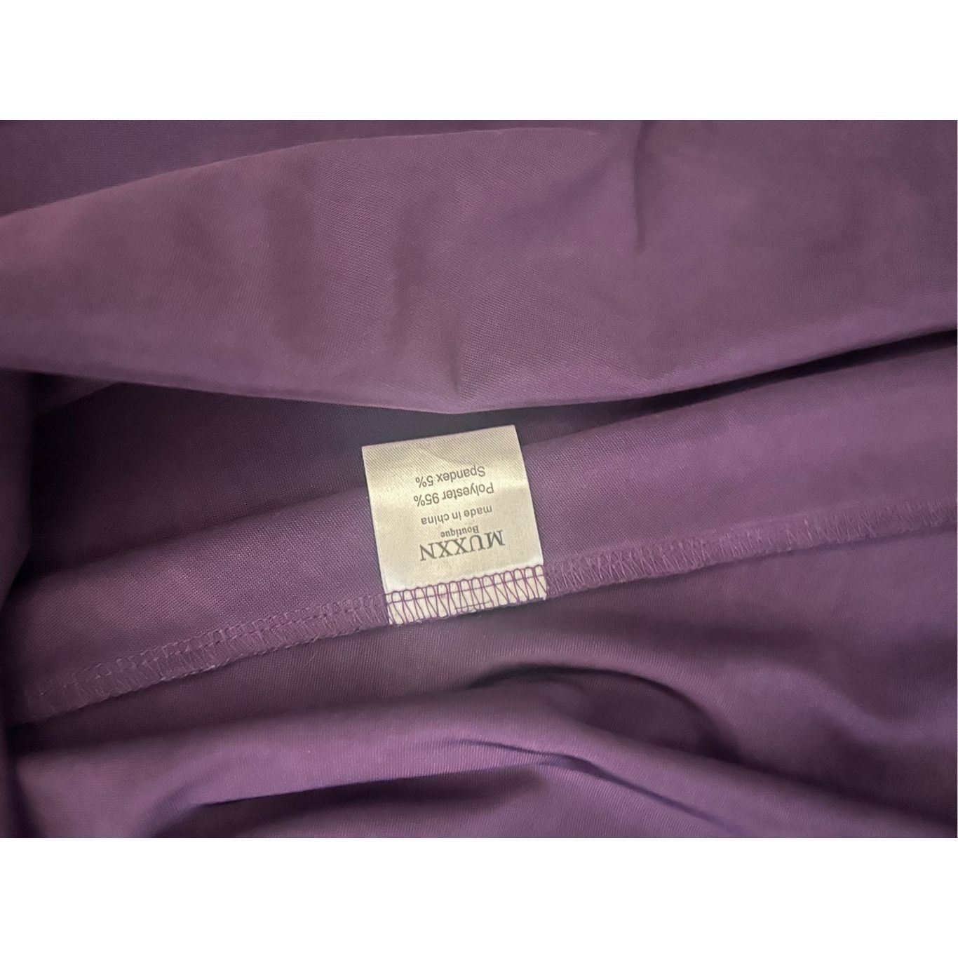 Element MUXXN 1930s Brief Elegant Mermaid Evening Dress in Purple Sa Size S / US 4 / IT 40 - 6 Thumbnail