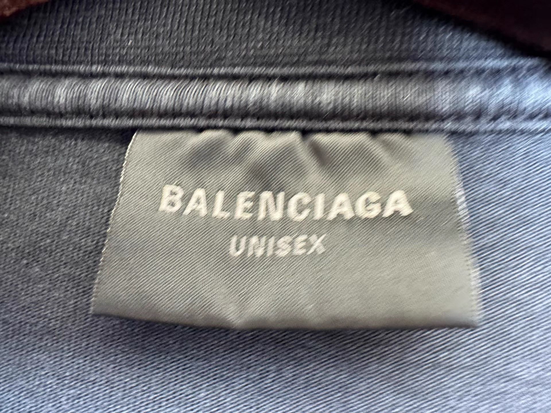 Balenciaga Balenciaga Washed Vintage Logo Short Sleeve T-shirt K36 Size US L / EU 52-54 / 3 - 3 Thumbnail