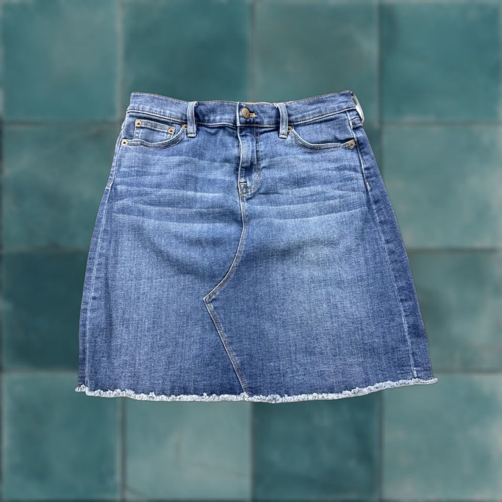 J.Crew J.Crew Denim Skirt Women's 6 Blue Knee Length Pencil Womens Size 28" / US 6 / IT 42 - 1 Thumbnail