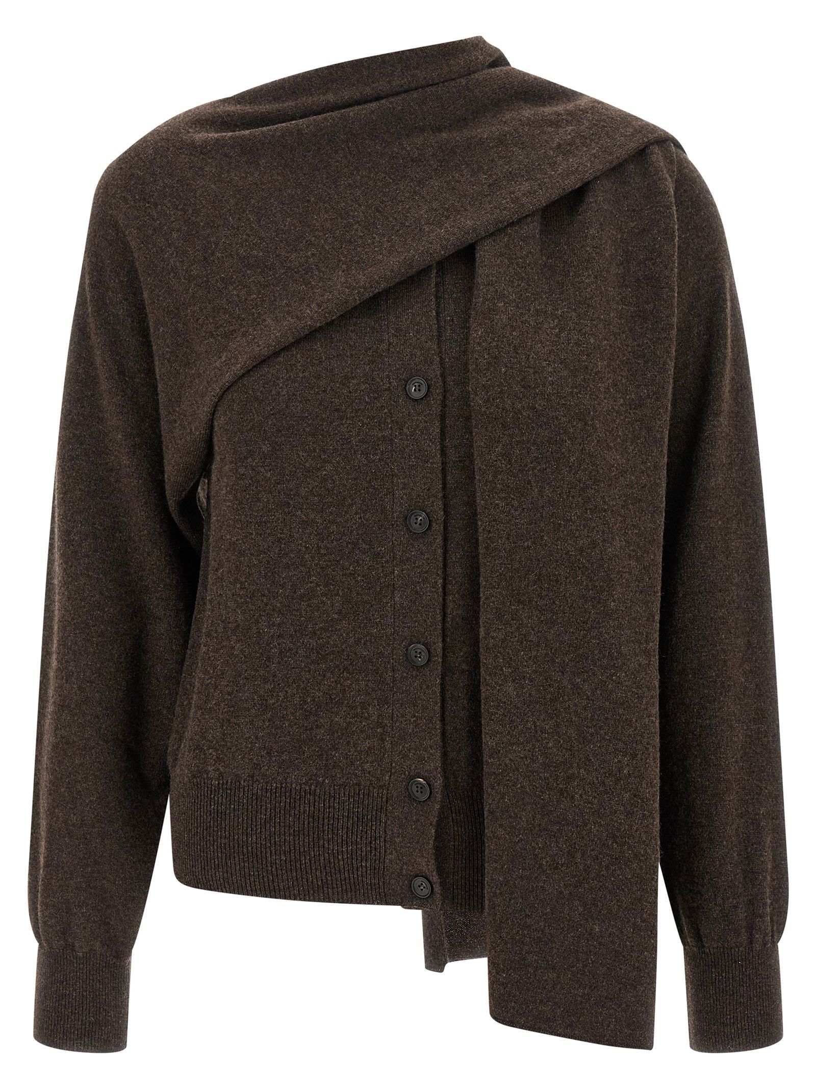 Salvatore Ferragamo Scarf Cardigan Size M / US 6-8 / IT 42-44 - 1 Thumbnail