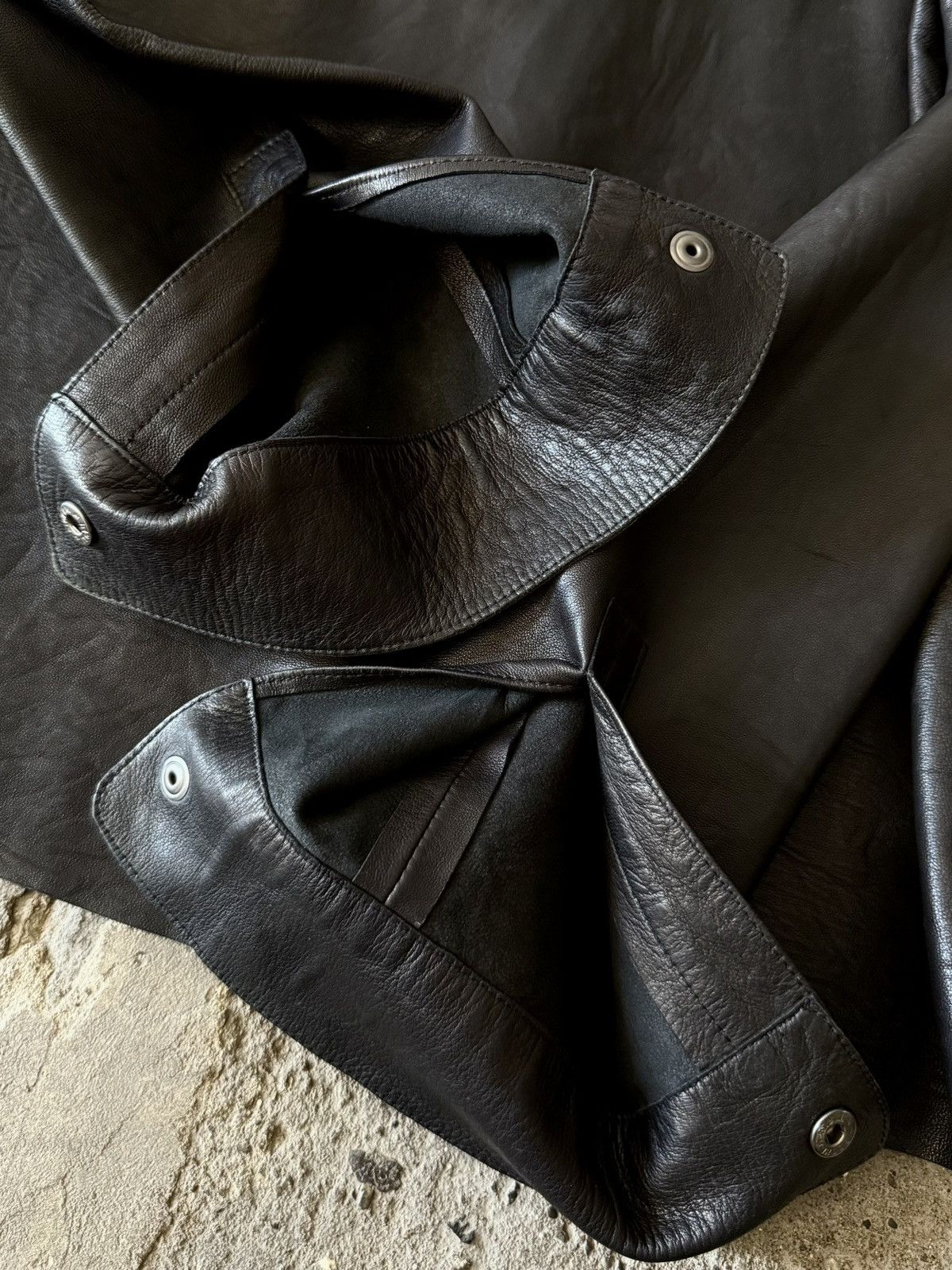 Gucci × Tom Ford Archive Gucci - Tom Ford - FW1997 - Calfskin Vareuse Shirt Size XS / US 0-2 / IT 36-38 - 13 Thumbnail