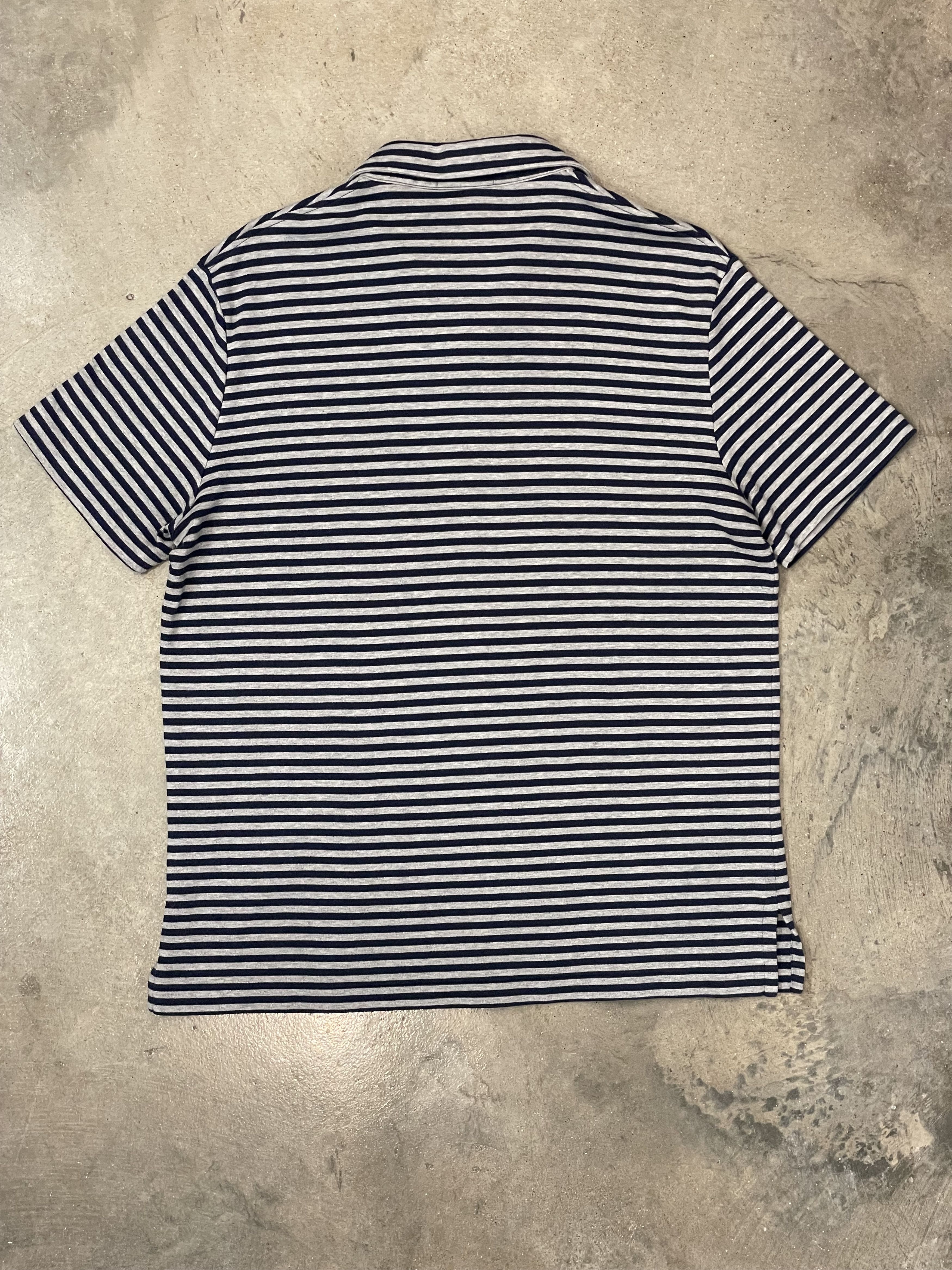 Polo Ralph Lauren Polo Ralph Lauren Blue Striped Polo Shirt Mens Large Size US L / EU 52-54 / 3 - 2 Thumbnail