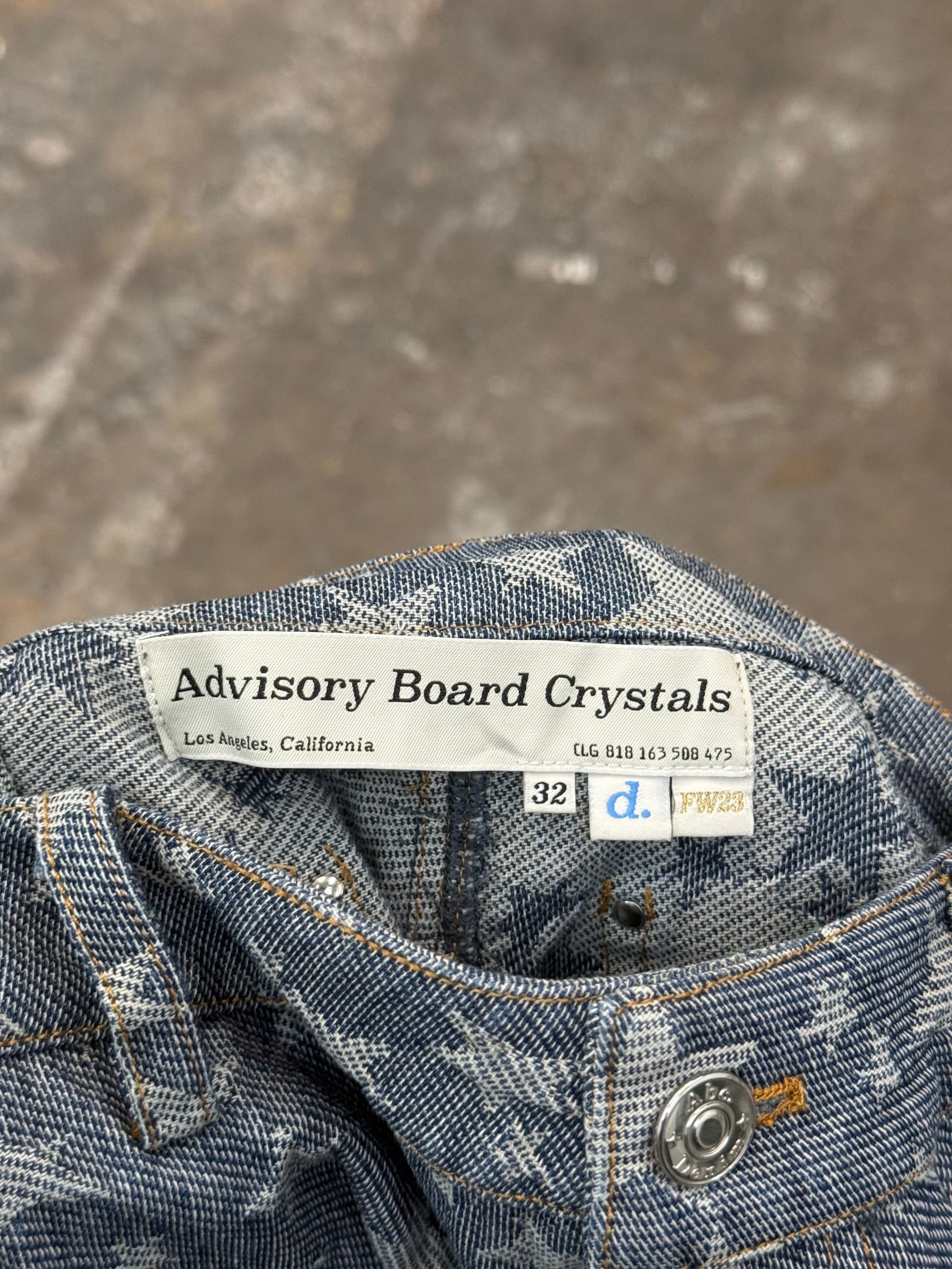 Advisory Board Crystals ABC Star Rivet Double Knee Denim - Size 32 Size US 32 / EU 48 - 7 Thumbnail