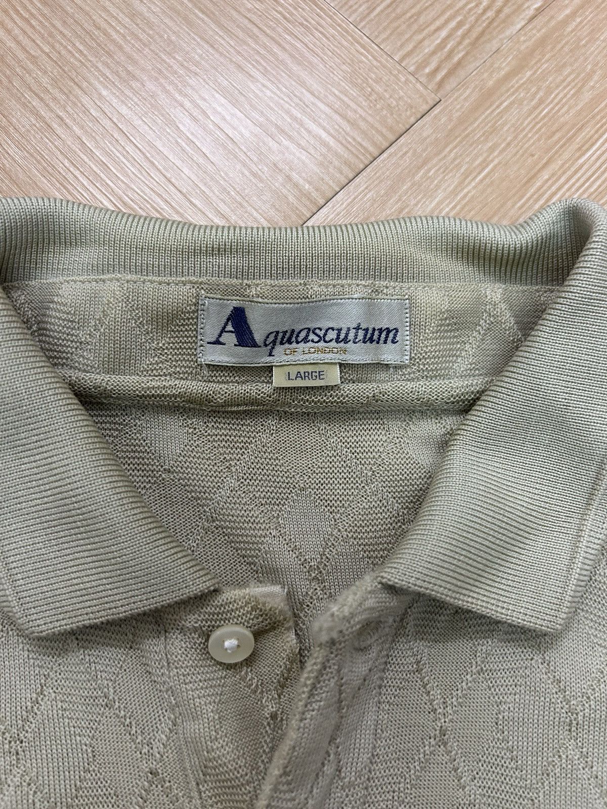 Aquascutum × Designer × Vintage Vintage Aquascutum Small Logo Long Sleeve Size US L / EU 52-54 / 3 - 5 Thumbnail