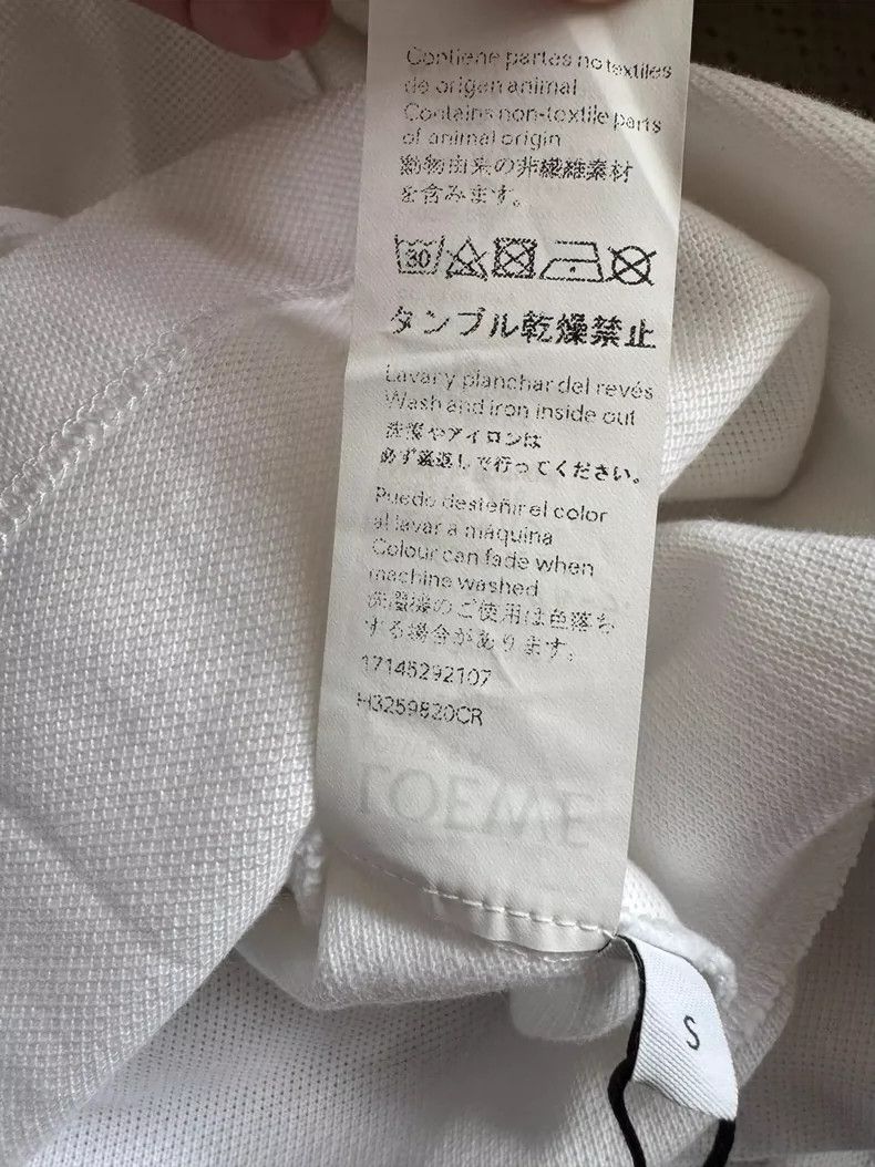 Loewe loewe white short sleeves 2504-Nextarrow Size US S / EU 44-46 / 1 - 5 Thumbnail