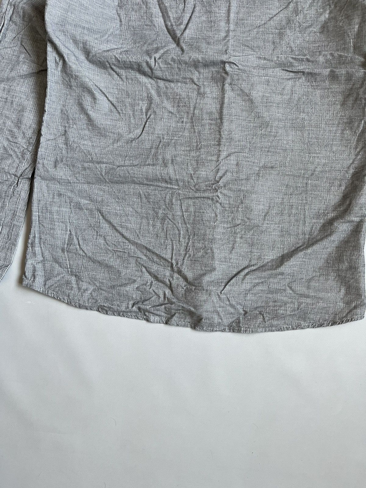 Dries Van Noten Hannes Roether Men Grey Corduroy Avant Garde Button Up Shirt Size US L / EU 52-54 / 3 - 10 Thumbnail