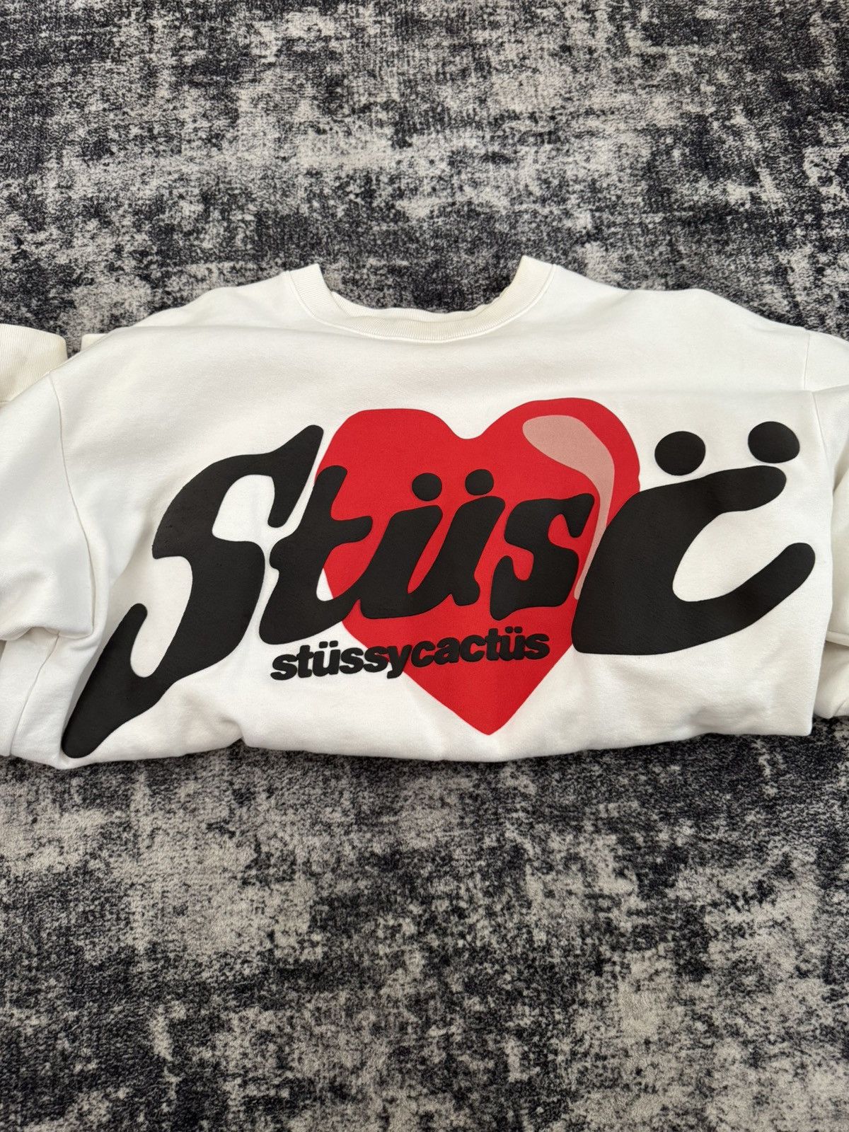 Cactus Plant Flea Market × Stussy Stussy x Cactus Plant Flea Market Heart Sweater Size US L / EU 52-54 / 3 - 3 Thumbnail