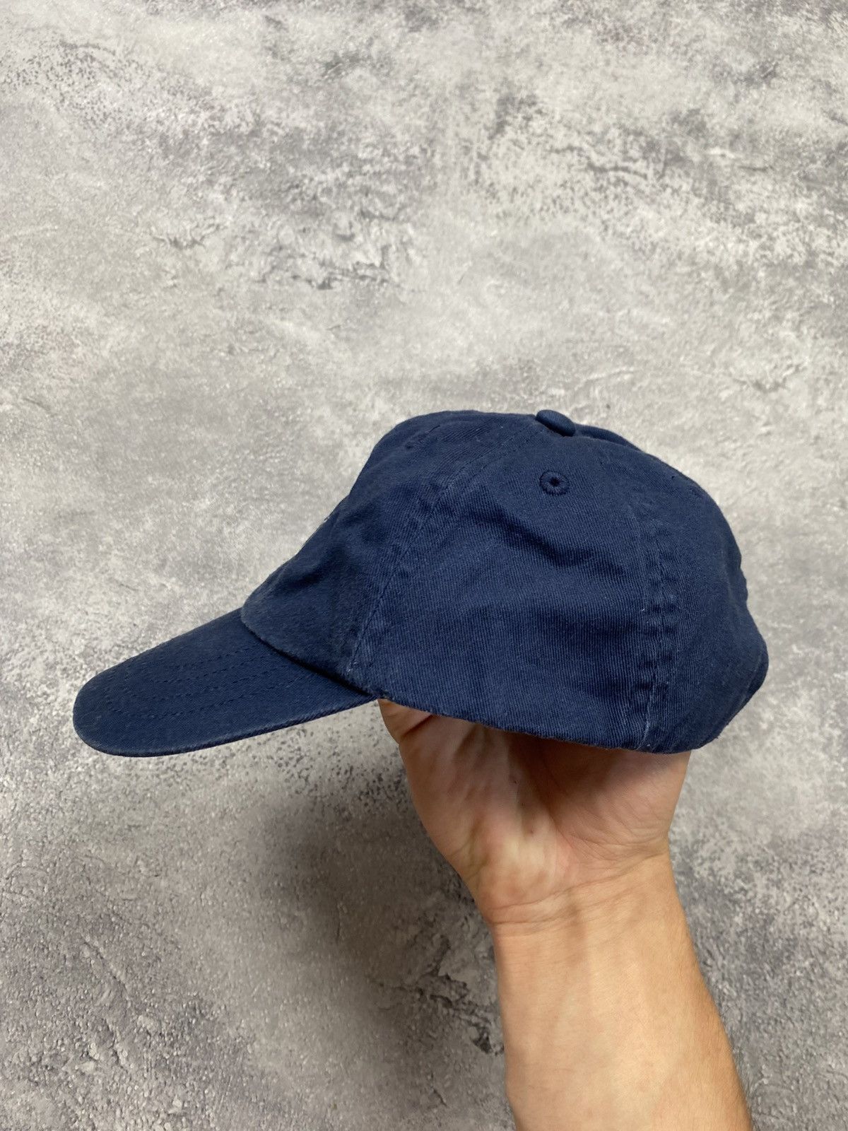 Polo Ralph Lauren Vintage Polo Ralph Lauren Cap Y2K Centre Logo Pony Blue Hat Size ONE SIZE - 4 Thumbnail