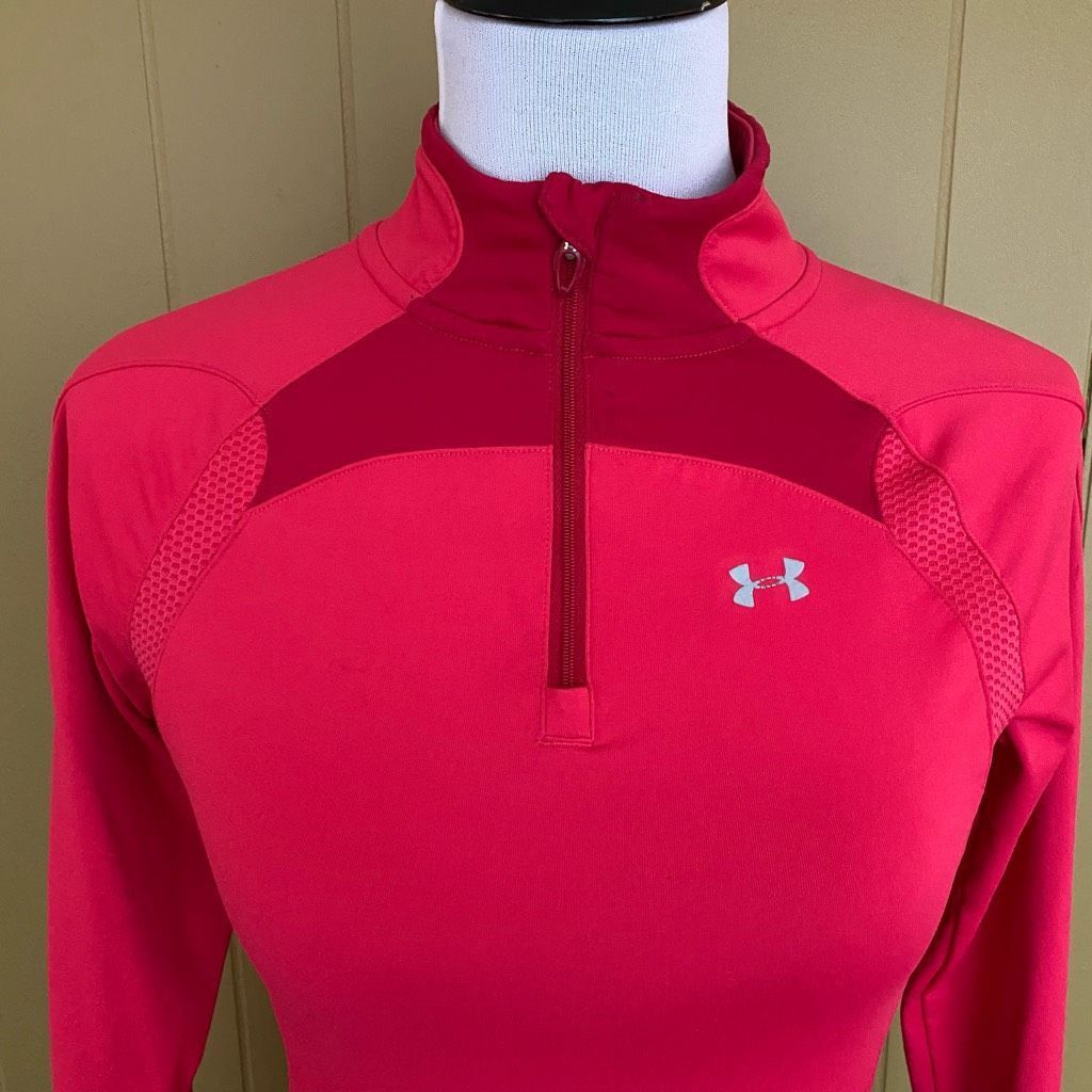 Under Armour Under Armour women S coldgear Longsleeve quarter zip athleti Size S / US 4 / IT 40 - 2 Thumbnail