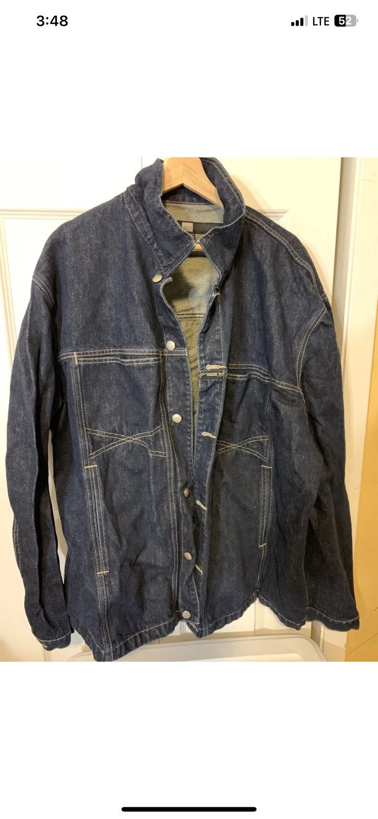 Marithe + Francois Girbaud Marithe Francois Girbaud mens sz 3XL denim jacket shirt blue Size US XXL / EU 58 / 5 - 6 Thumbnail