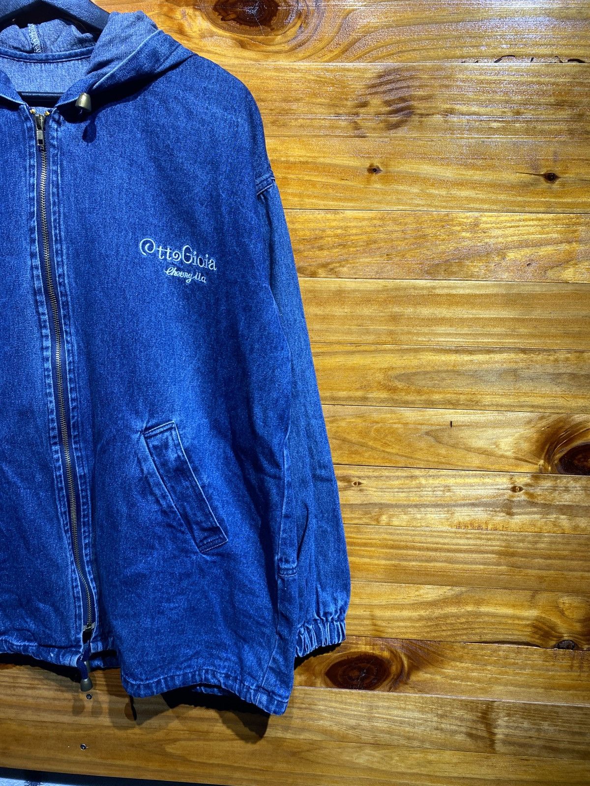 Vintage Vintage Otto Gioia Denim Hooded Jacket Cheong Ma Collection Size US M / EU 48-50 / 2 - 4 Thumbnail