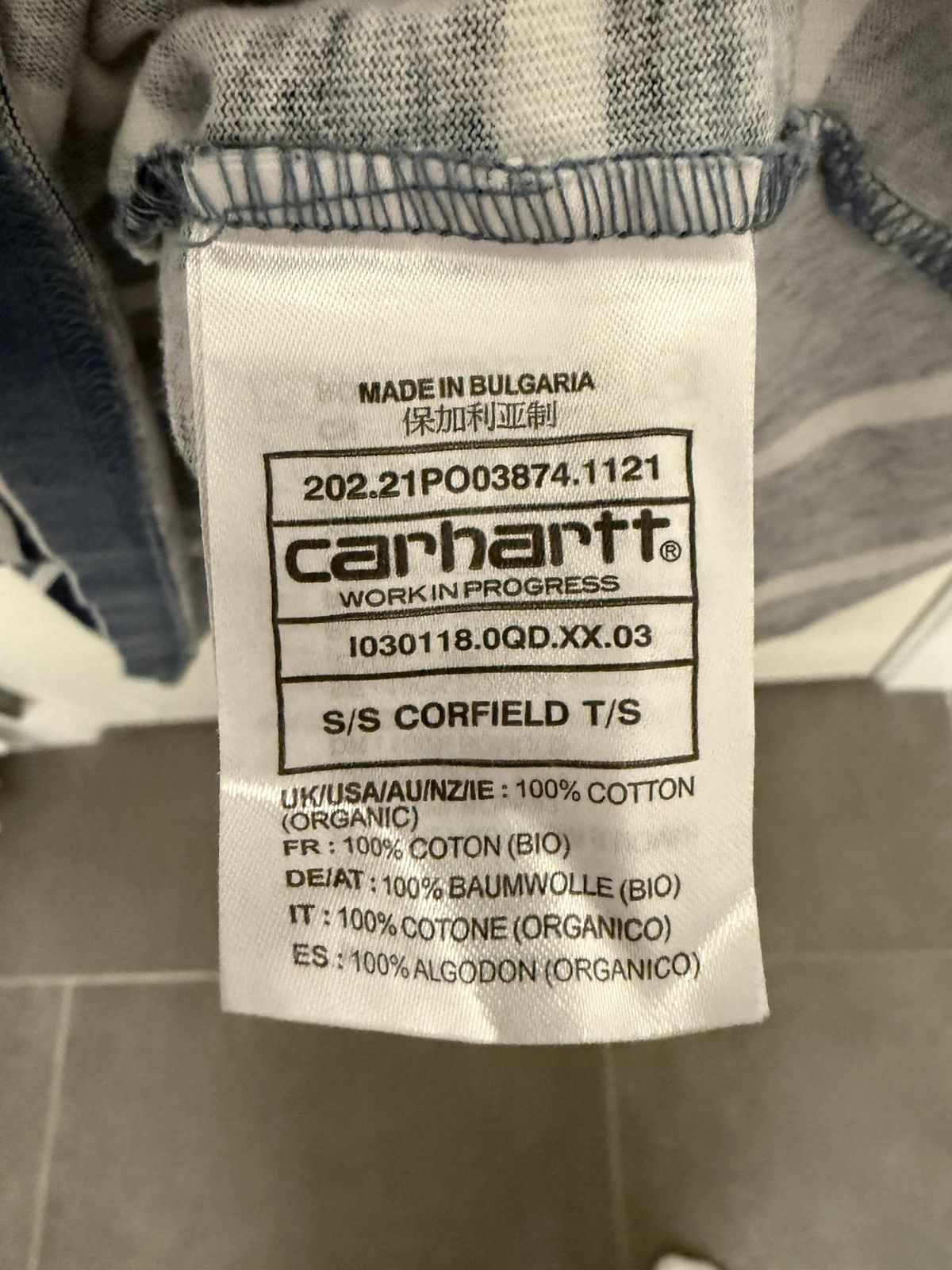 Carhartt Wip Carhart Work In Progress Stripe Tee Size US M / EU 48-50 / 2 - 4 Thumbnail