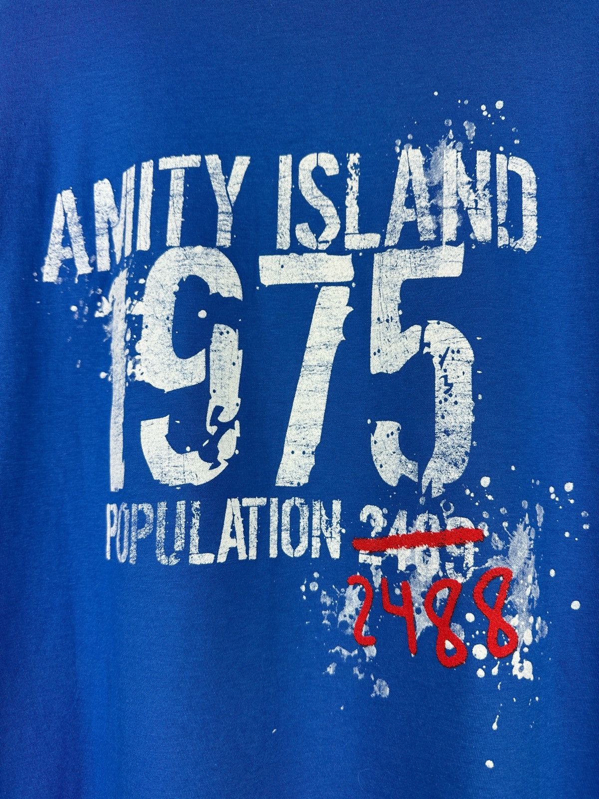 Other JAWS Amity Island Movie Poster Graphic Print T-Shirt Size US M / EU 48-50 / 2 - 12 Thumbnail