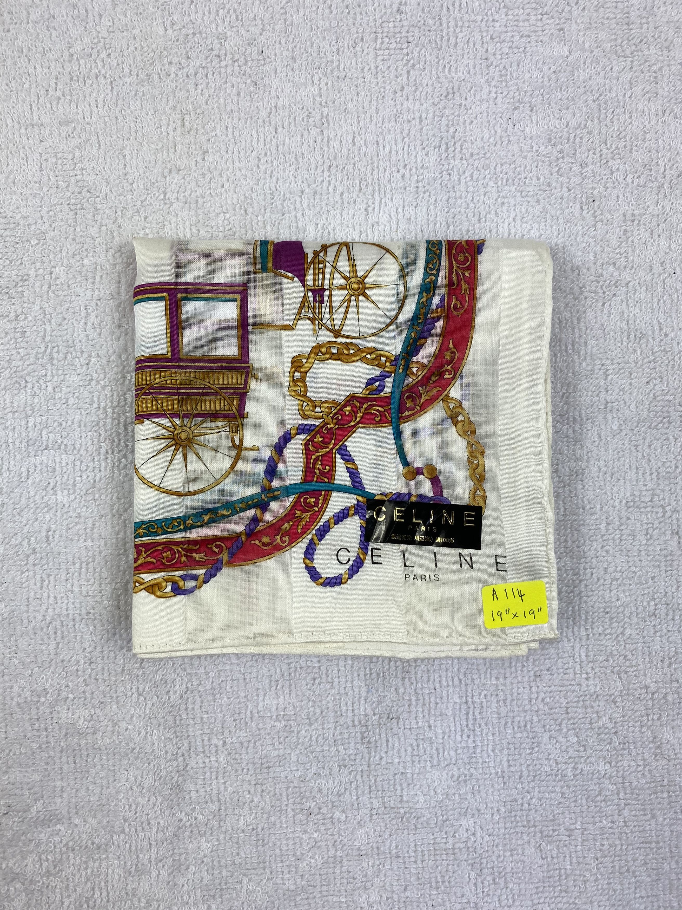 Celine Celine Handkerchief / Bandana / Neckerchief Size ONE SIZE - 6 Thumbnail