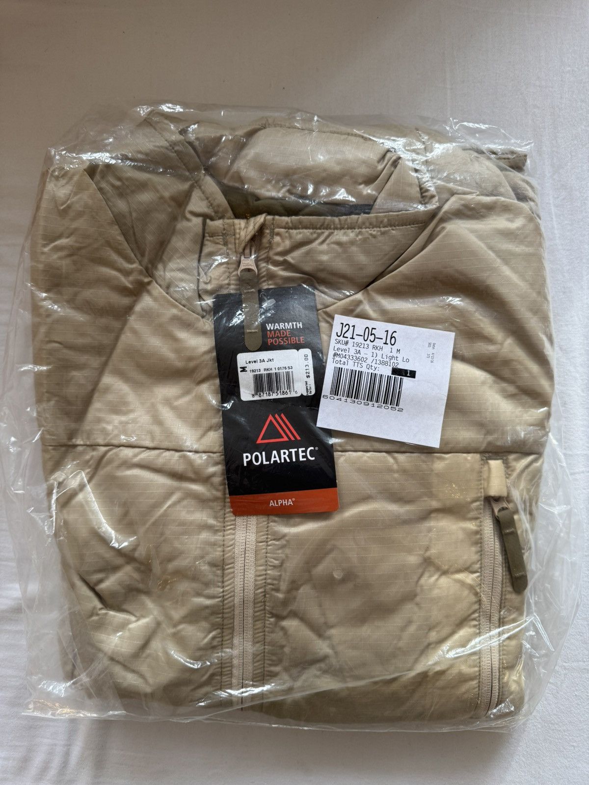 Patagonia PATAGONIA MARS Level 3A Alpha Polartec Jacket Tan Size M Size US M / EU 48-50 / 2 - 3 Thumbnail