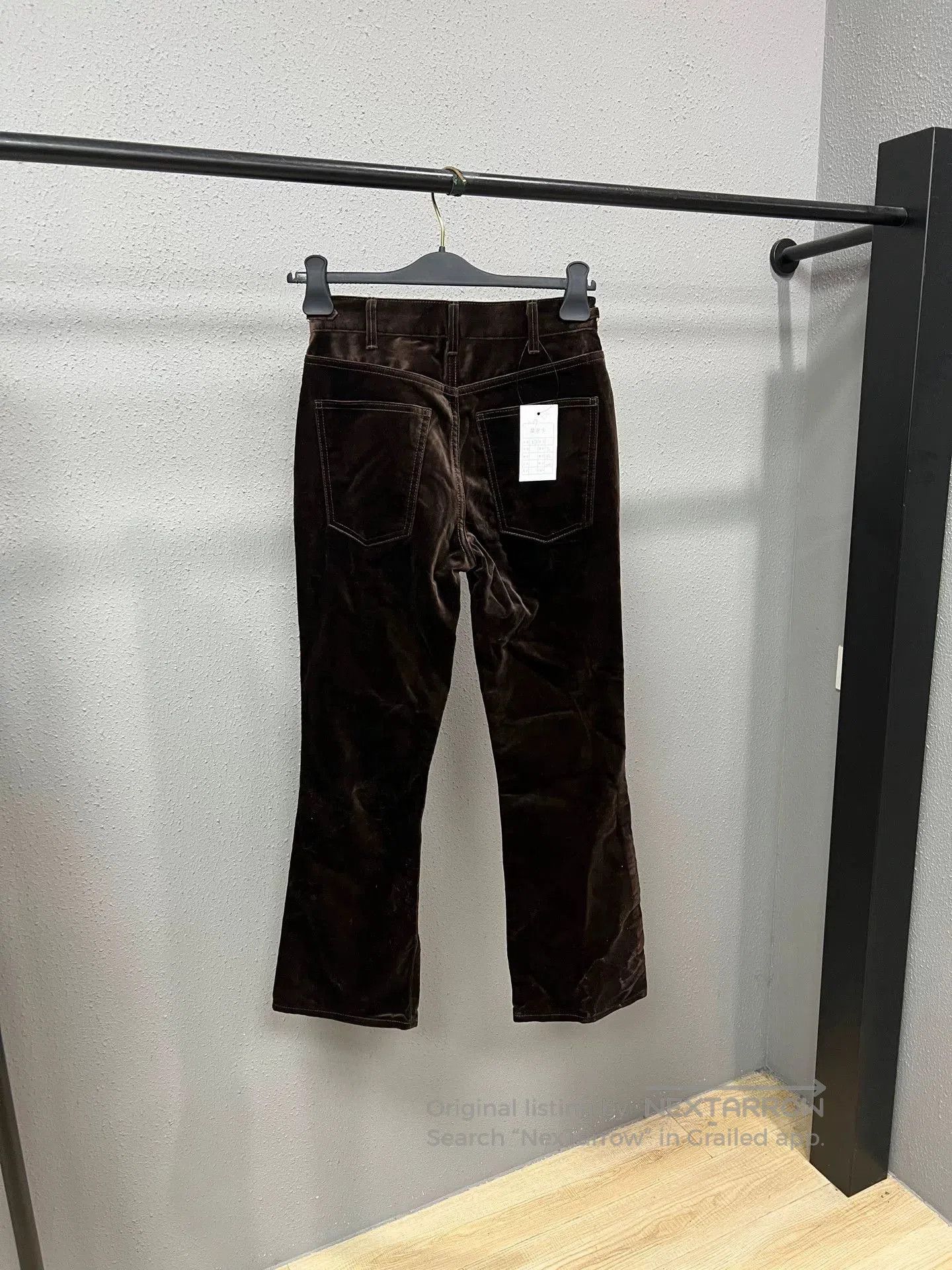 Celine Celine Brown Corduroy Micro Flare Pants. Size 27" / US 4 / IT 40 - 2 Thumbnail