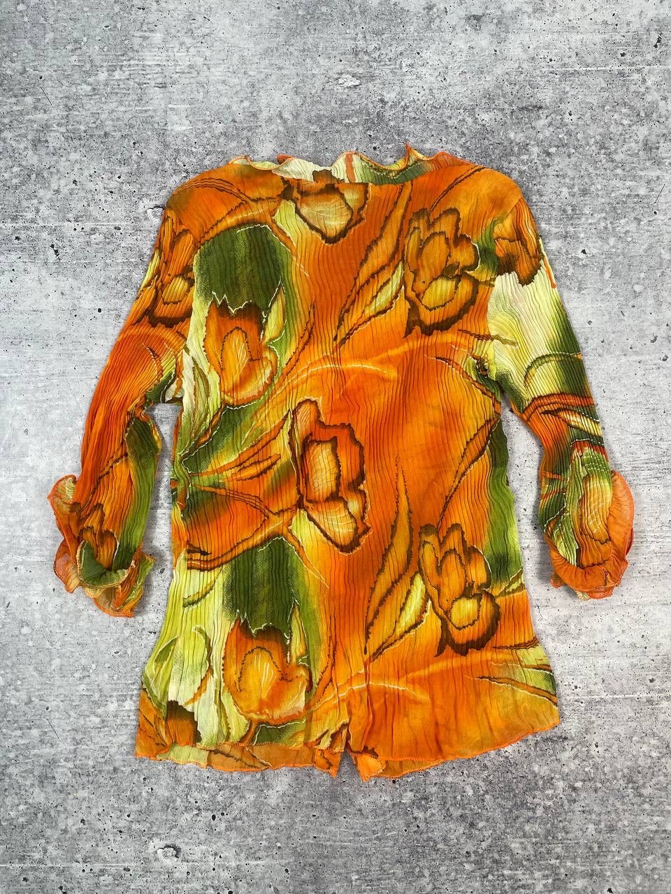 Hysteric Glamour Vintage 00s Jean Paul Gaultier Style Pleats Floral Top Y2K Size S / US 4 / IT 40 - 6 Thumbnail