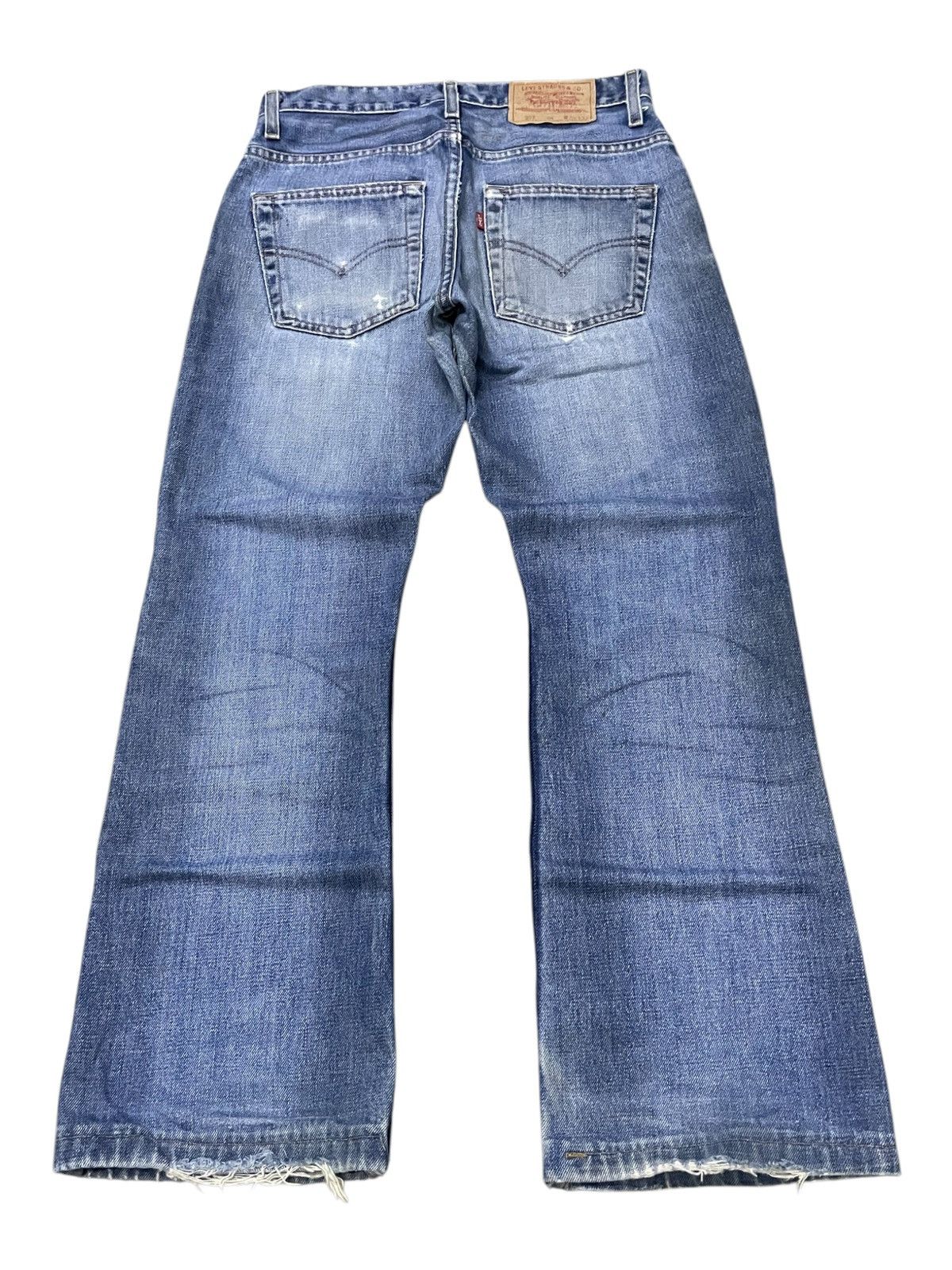 Levi's Vintage Levis 507 Flared Bootcut Distressed Jeans Size US 28 / EU 44 - 2 Thumbnail