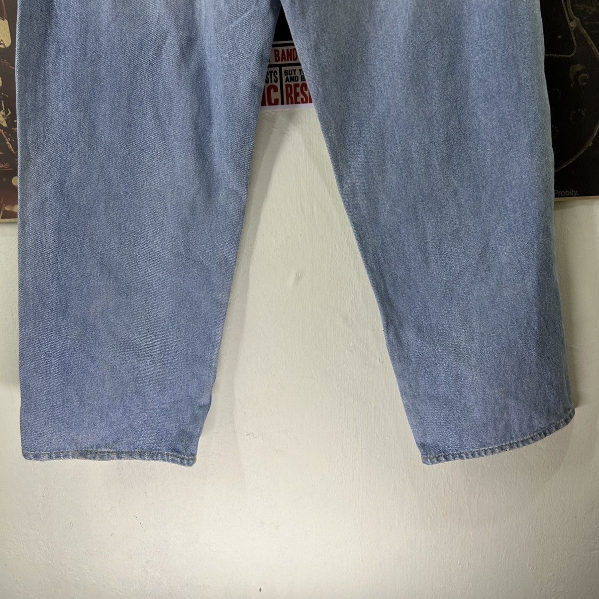 Vintage Vintage Japanese Denim Washed Blue Baggy Jeans Size US 28 / EU 44 - 9 Thumbnail