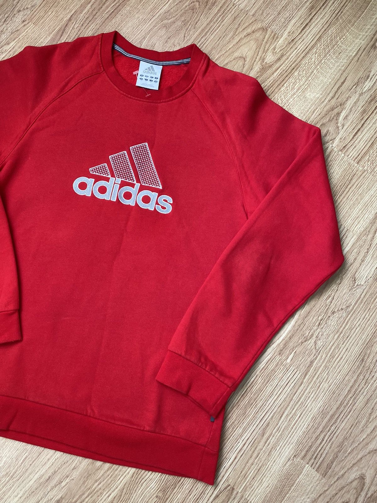 Adidas × Vintage Adidas Vintage Sweatshirt Big Logo size S-M Size US S / EU 44-46 / 1 - 5 Thumbnail
