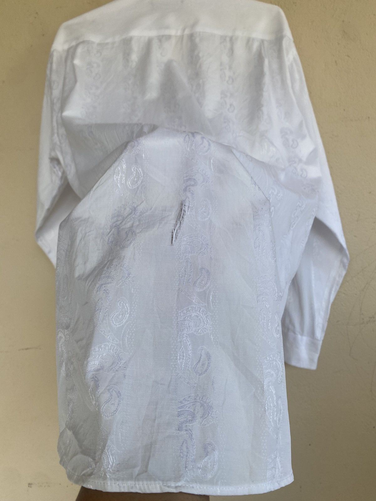 Balenciaga Balenciaga Paisley Stripe Shirts Size US M / EU 48-50 / 2 - 9 Thumbnail
