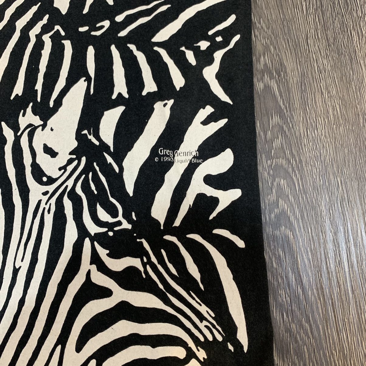 Vintage Vintage Liquid Blue 1993 Greg genrich Zebra Size US L / EU 52-54 / 3 - 6 Thumbnail