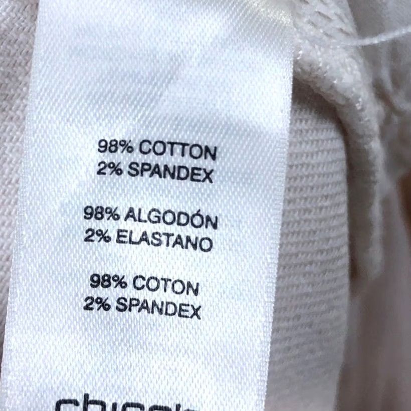 Vintage Chicos Womens Jeans Regular Stretch Platinum Peach High Rise Straight Leg 2 Jeans Womens Size 24" / US 00 / IT 34 - 5 Thumbnail