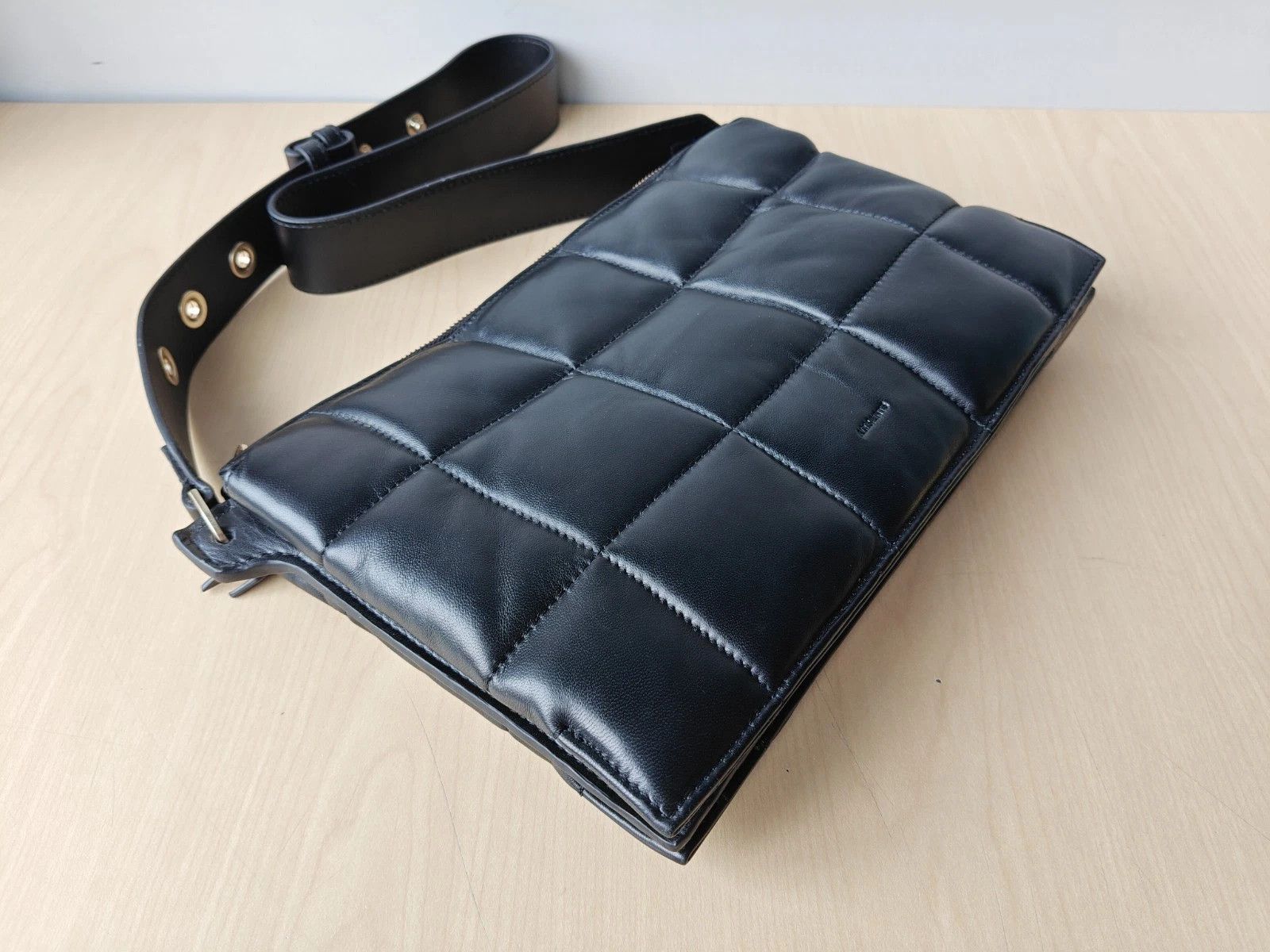 Allsaints ALLSAINTS Sheringham Leather Quilted Shoulder Bag FTP - 8212 Size ONE SIZE - 6 Thumbnail