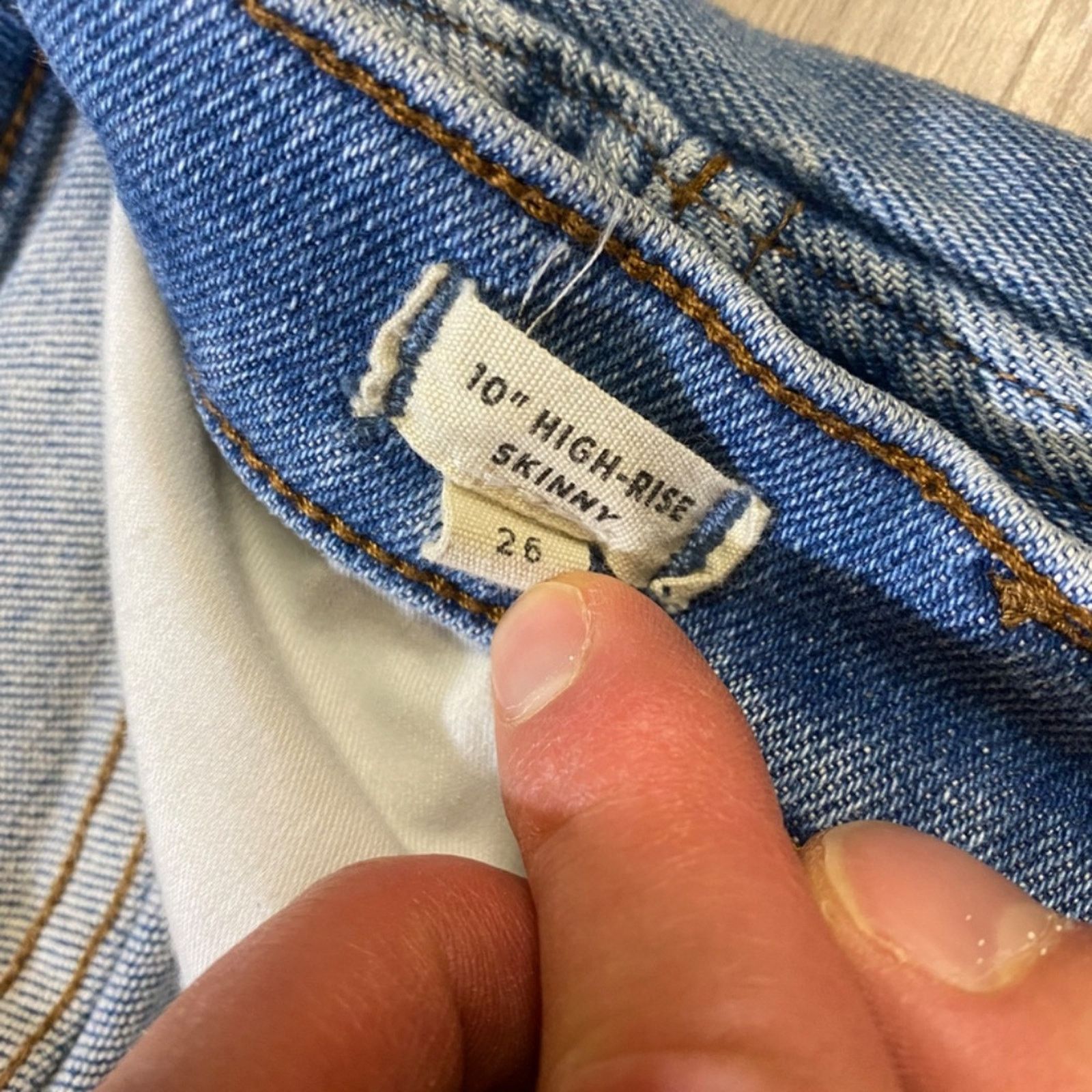 Madewell Madewell Women's 10" High-Rise Skinny Jeans - 26 Size 26" / US 2 / IT 38 - 6 Thumbnail