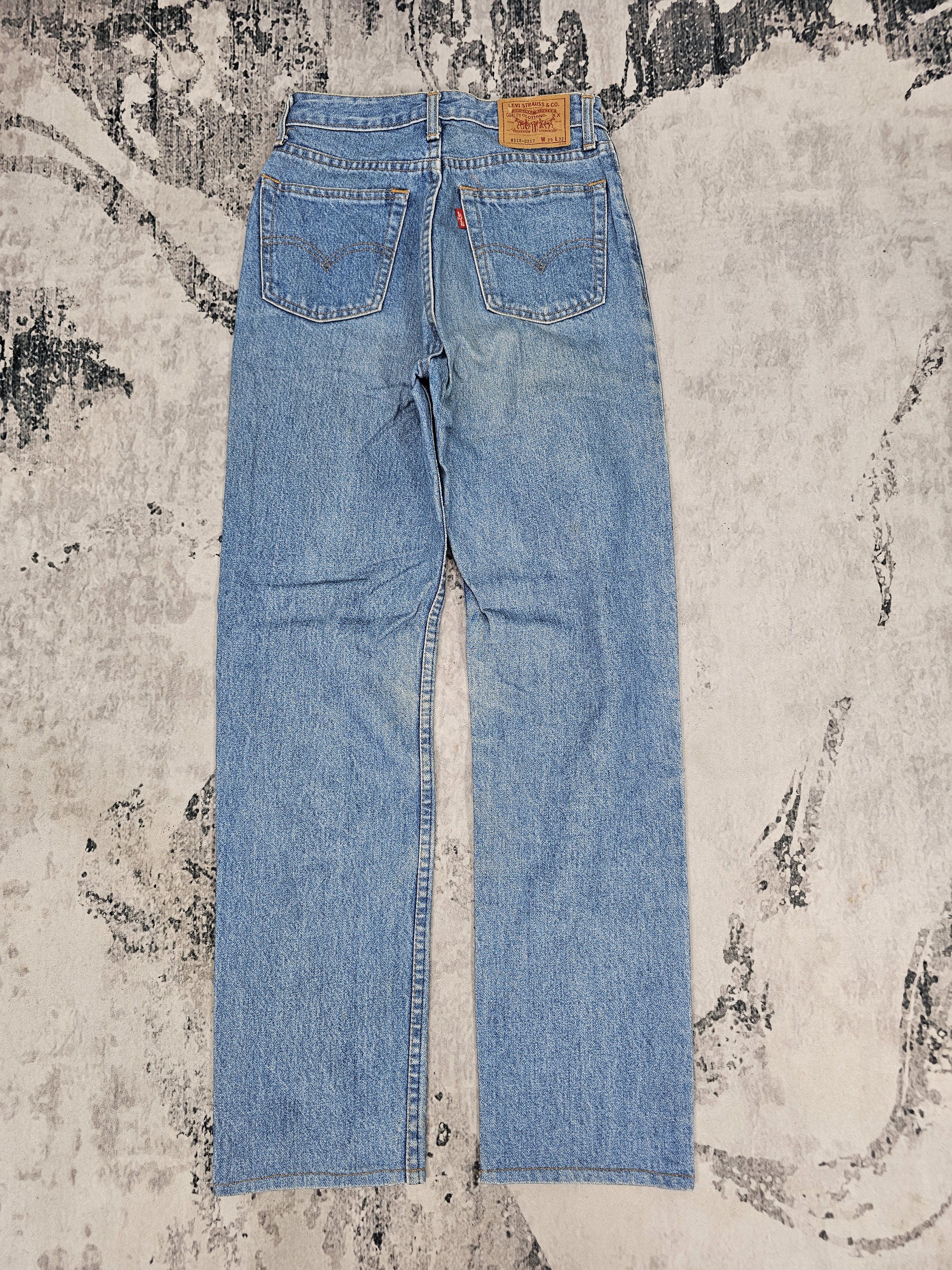 Levi's Vintage Clothing Vtg LEVIS W518-0217 High Rise Blue Jeans L0538 Size 25X29 Size 25" / US 0 / IT 36 - 2 Thumbnail