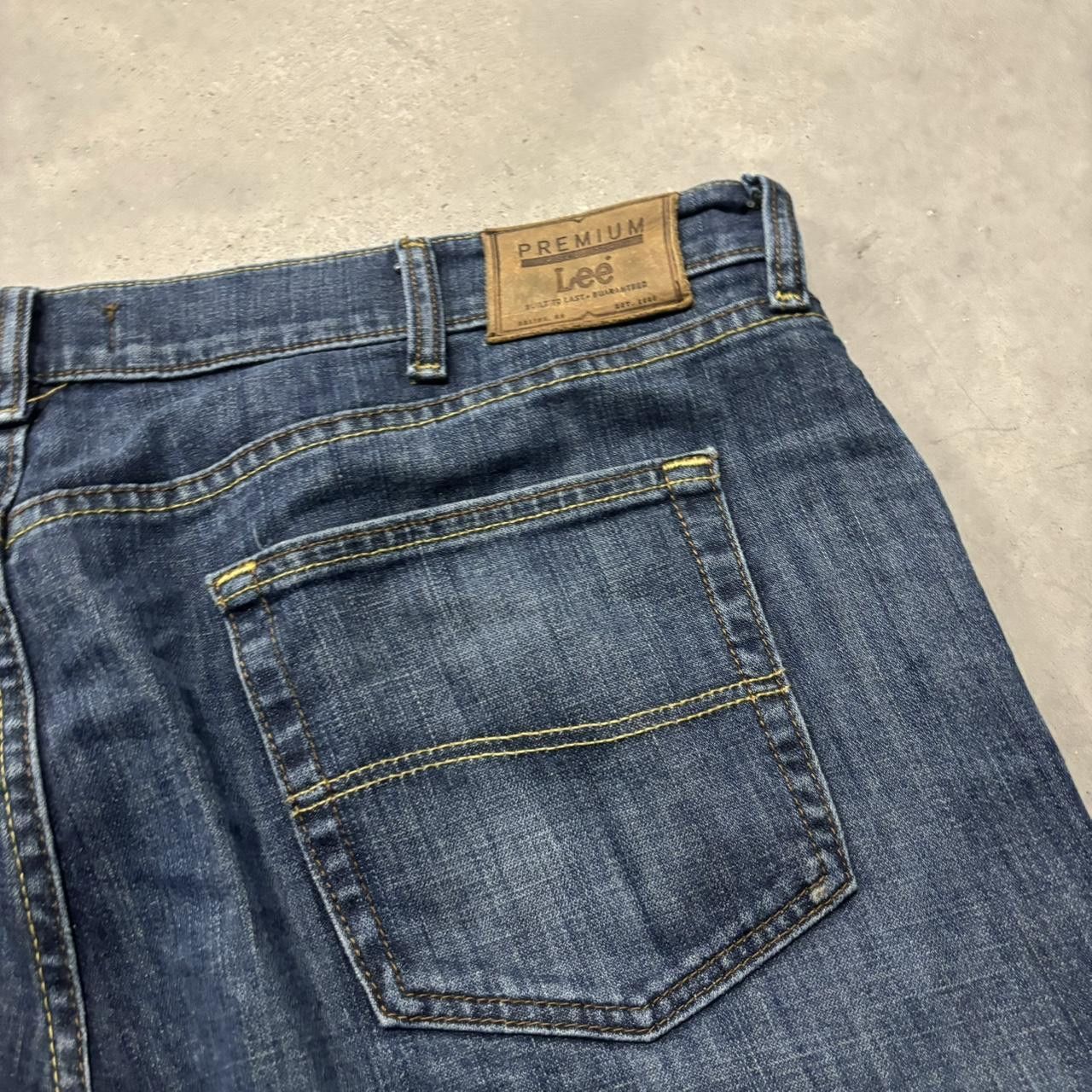 Japanese Brand × Vintage Crazy Vintage Y2K/2000s Grunge Dark Wash Skater Denim Jeans! Size US 40 / EU 56 - 7 Thumbnail