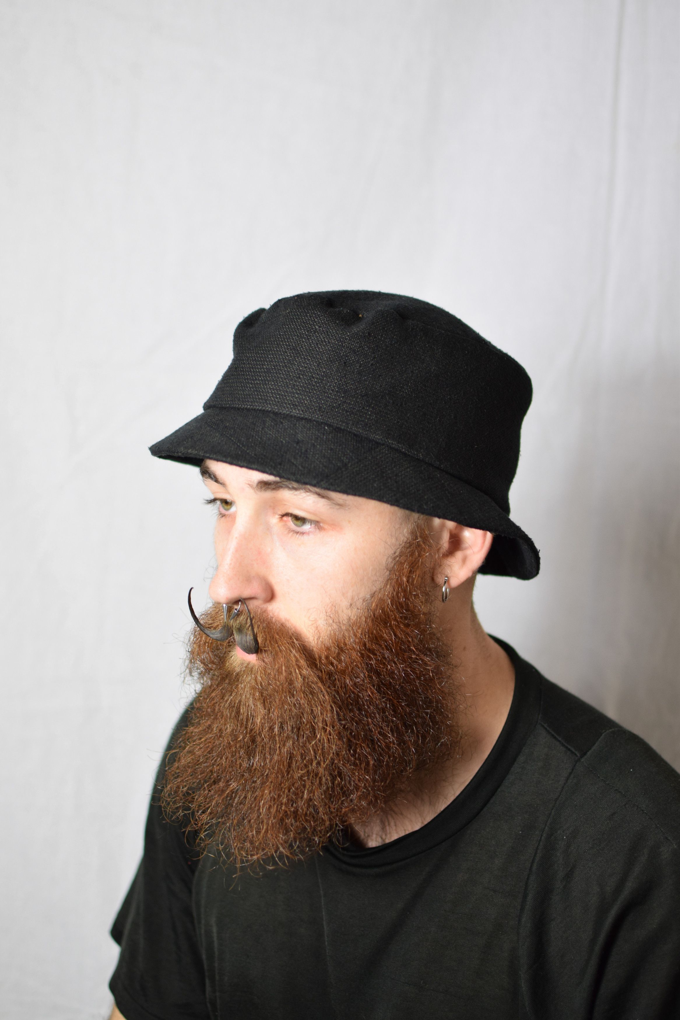 Devoa Devoa Silk-Linen Bucket Hat Size ONE SIZE - 1 Thumbnail