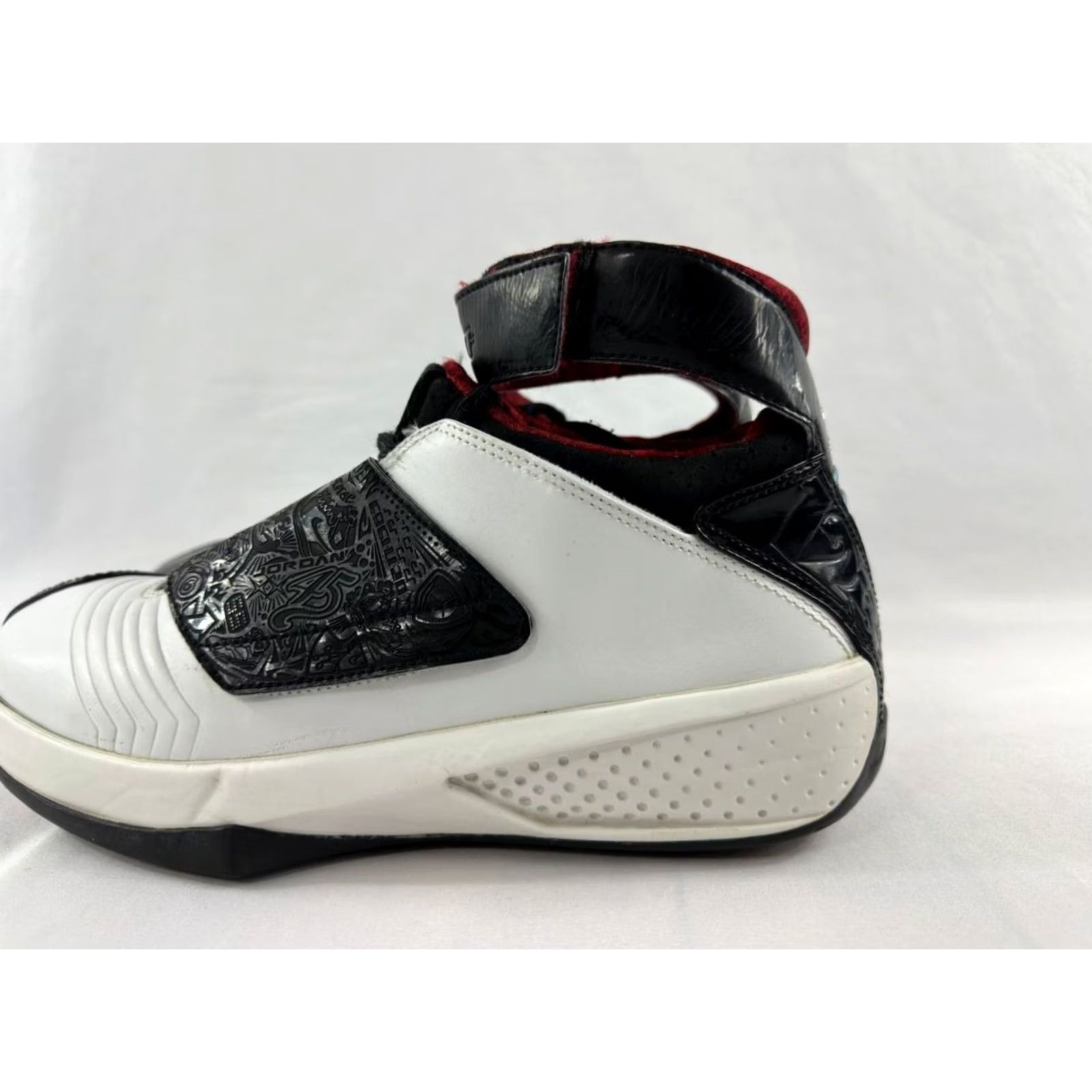 Jordan Brand Nike Air Jordan 20 OG 'Quickstrike' 2005 Athletic Men Sneaker 9.5 White Adult Size US 10 / EU 43 - 7 Thumbnail