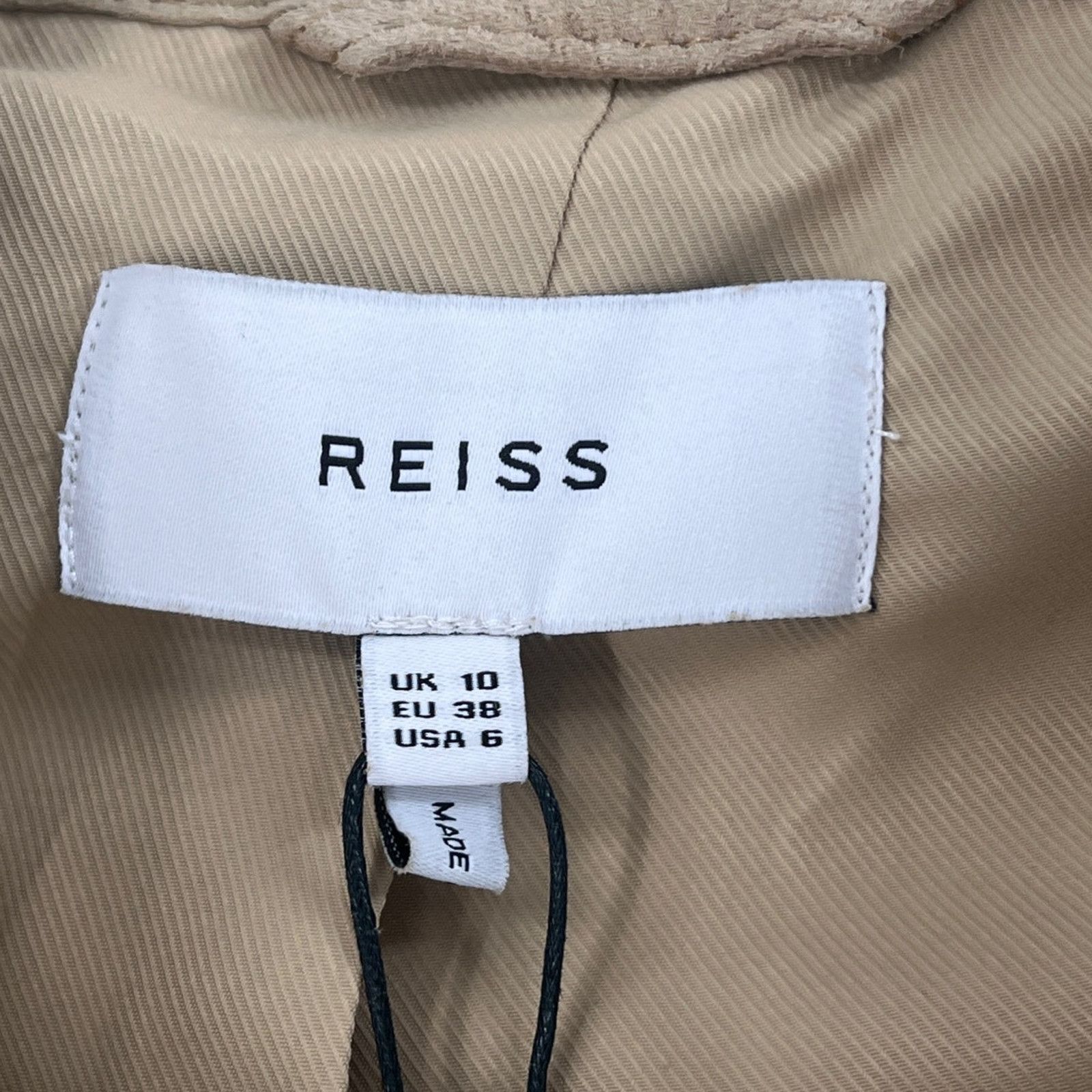 Reiss Reiss Women's Madeline Suede Biker Jacket 6 Size M / US 6-8 / IT 42-44 - 9 Thumbnail